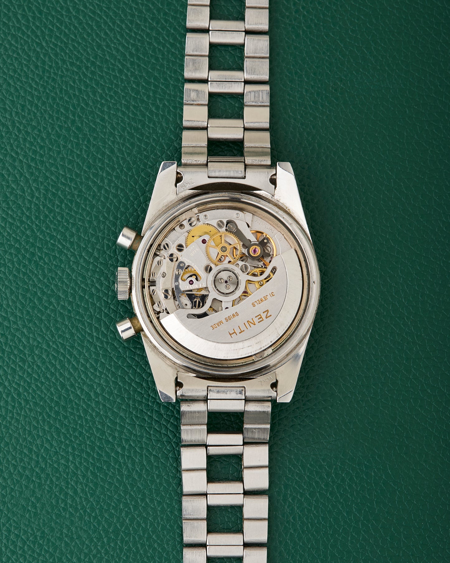 Zenith A384 Vintage El Primero Gay Freres Ladder Bracelet