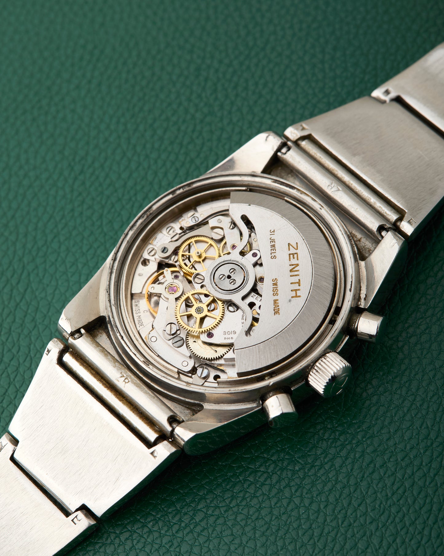 Zenith A782 El Primero Vintage Turquoise Dial Lobster Bracelet