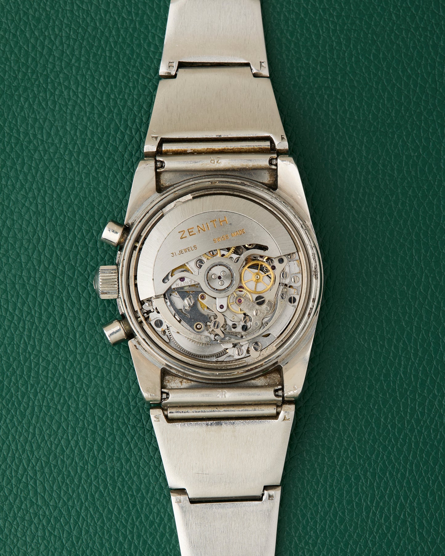 Zenith A782 El Primero Vintage Turquoise Dial Lobster Bracelet