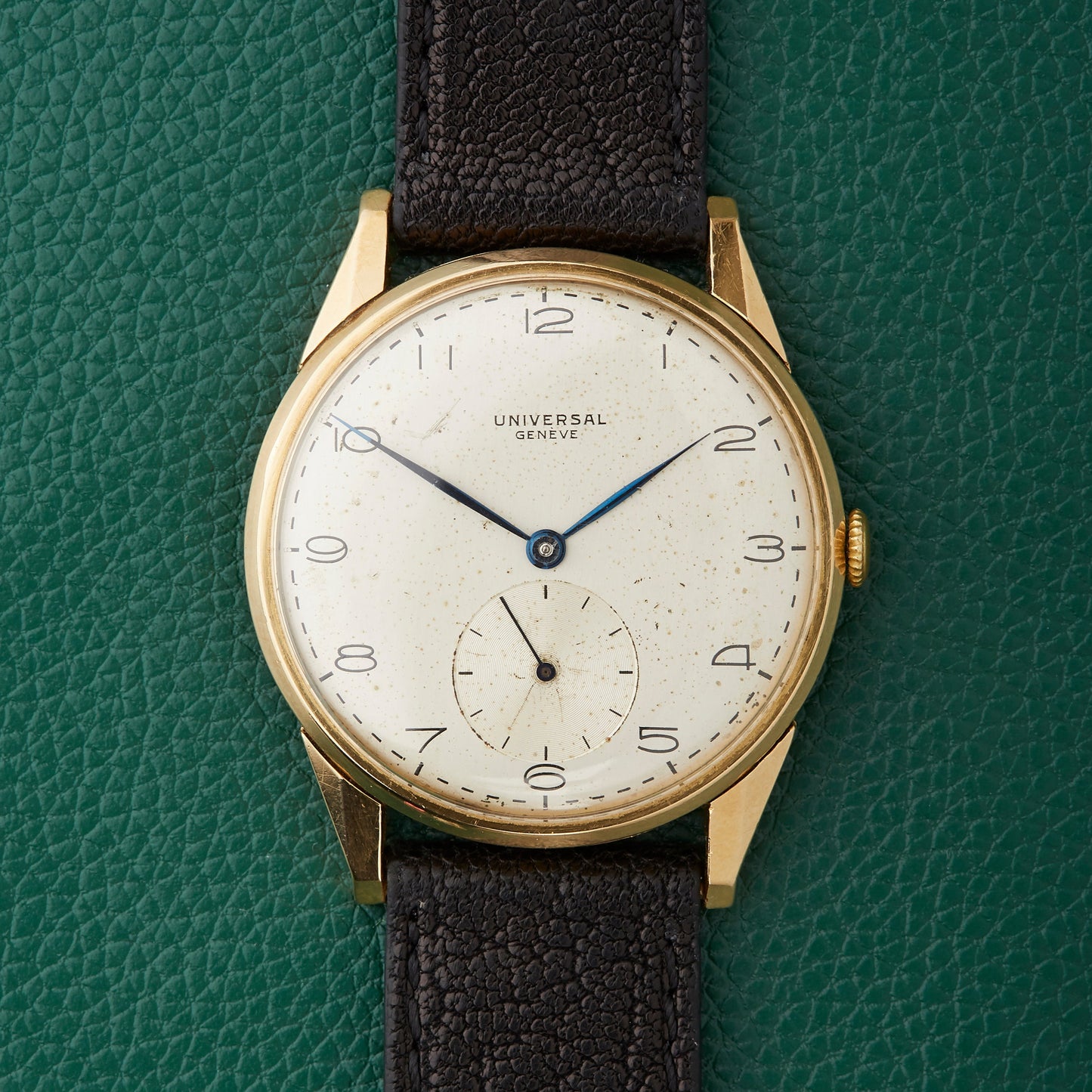 Universal Geneve Small Seconds Ref. 11244 HJ Henri Jeanneret 18K Gold