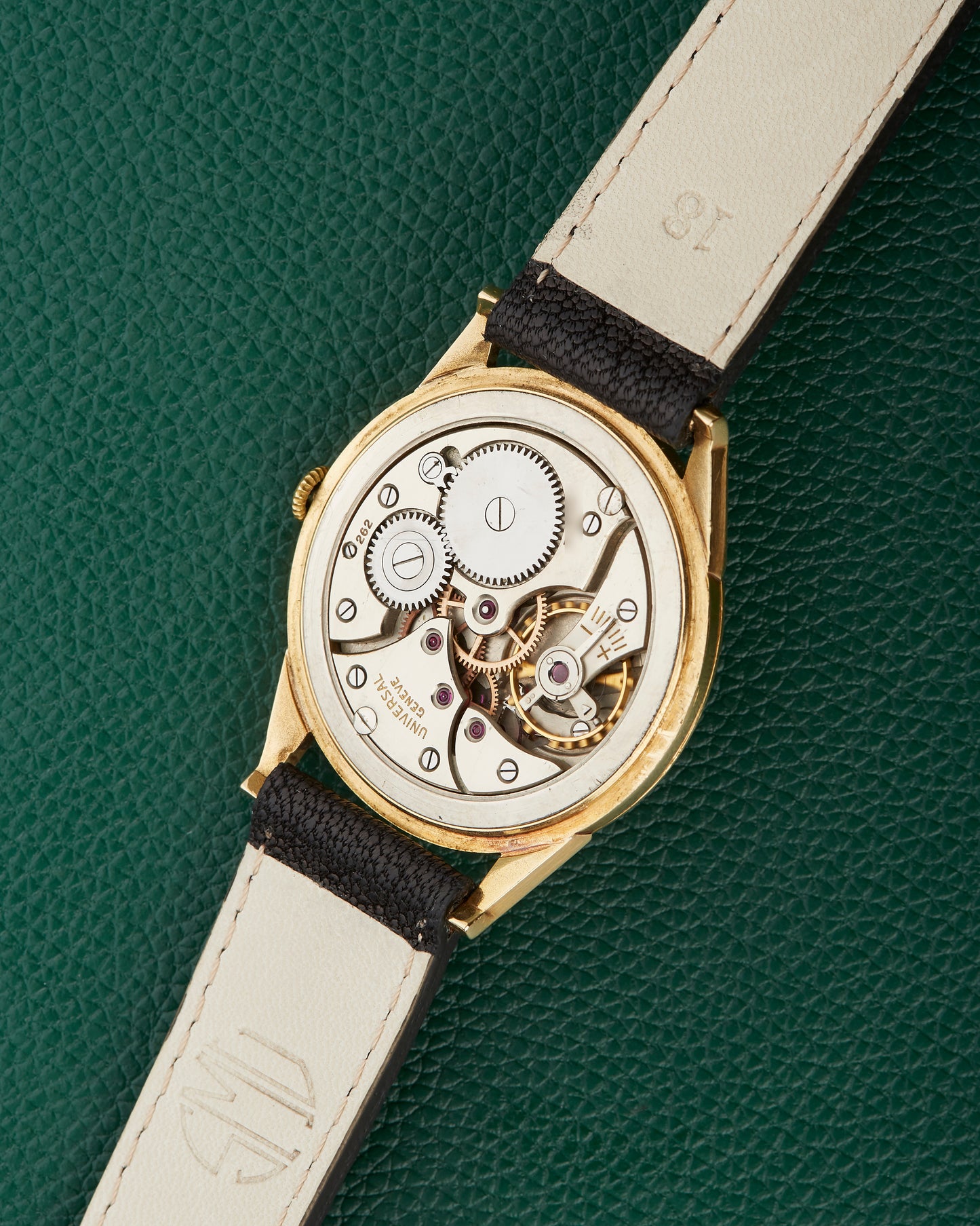 Universal Geneve Small Seconds Ref. 11244 HJ Henri Jeanneret 18K Gold