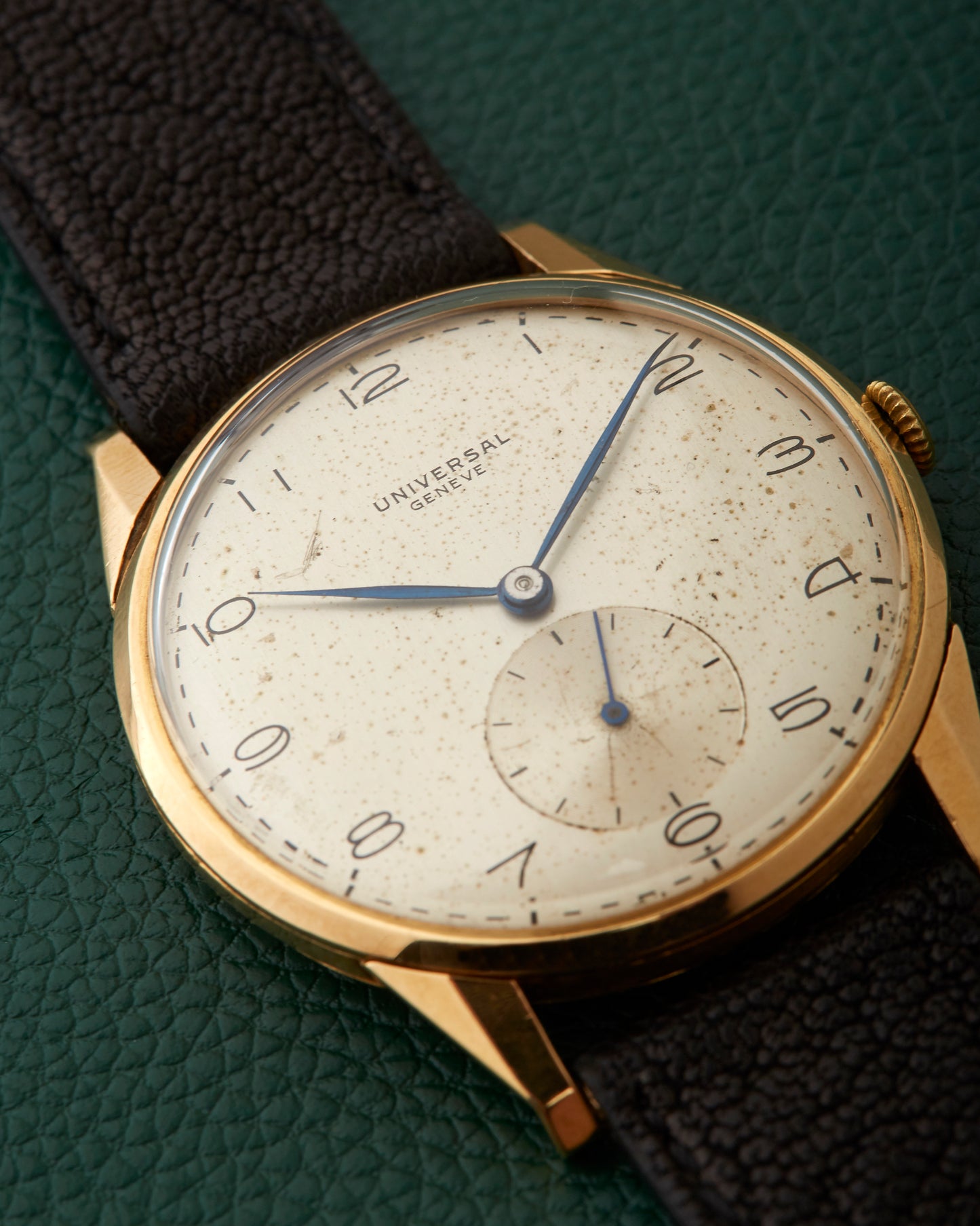 Universal Geneve Small Seconds Ref. 11244 HJ Henri Jeanneret 18K Gold