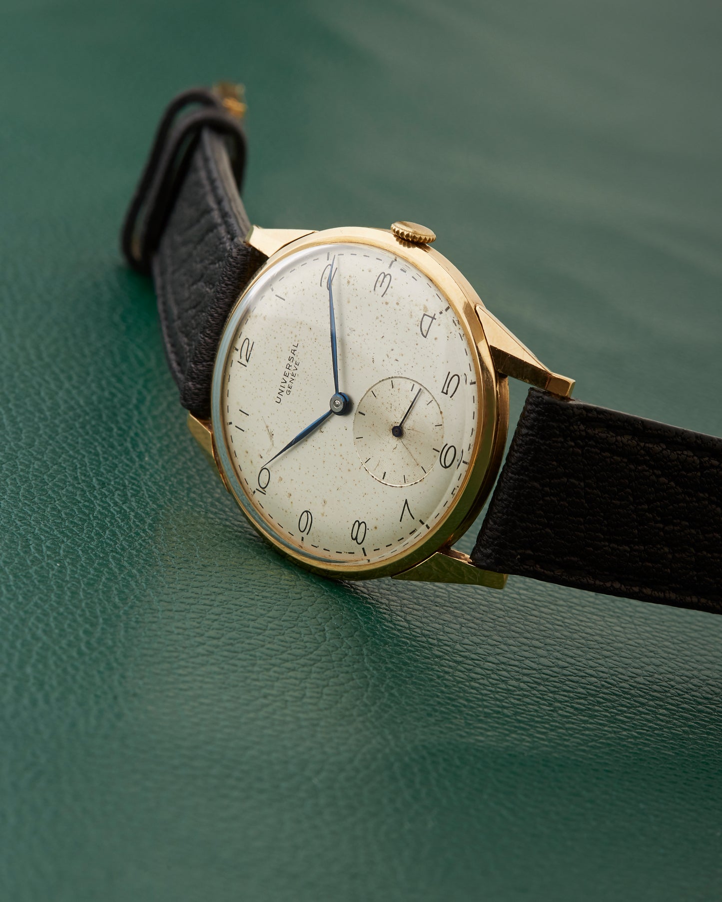 Universal Geneve Small Seconds Ref. 11244 HJ Henri Jeanneret 18K Gold