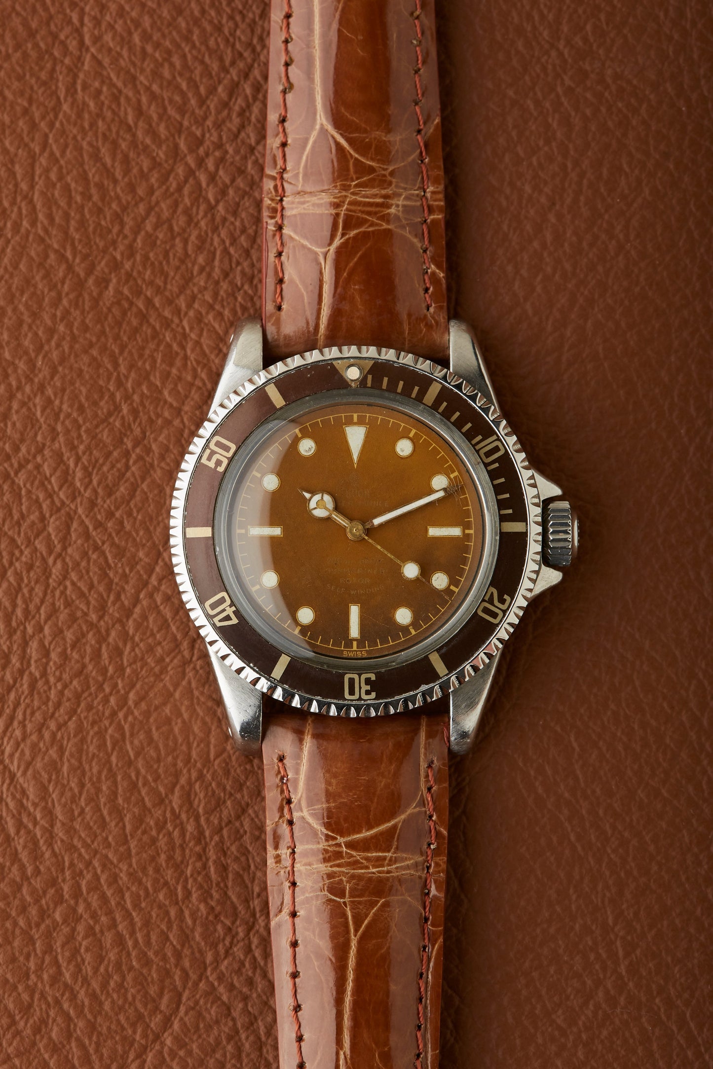 Tudor Submariner 7928 PCG Oyster Prince Ghost Tropical Caramel 1960