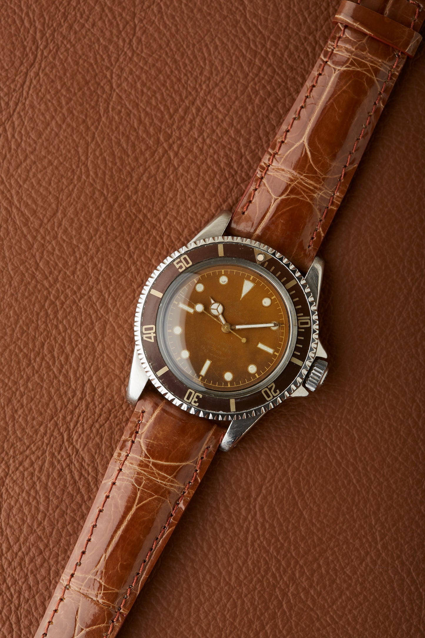 Tudor Submariner 7928 PCG Oyster Prince Ghost Tropical Caramel 1960