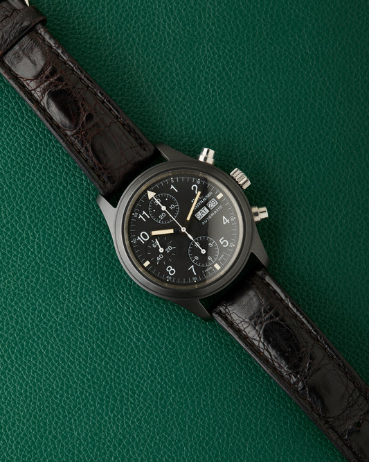 IWC 3705 Ceramic Fliegerchronograph Neo-Vintage Pilot Chronograph