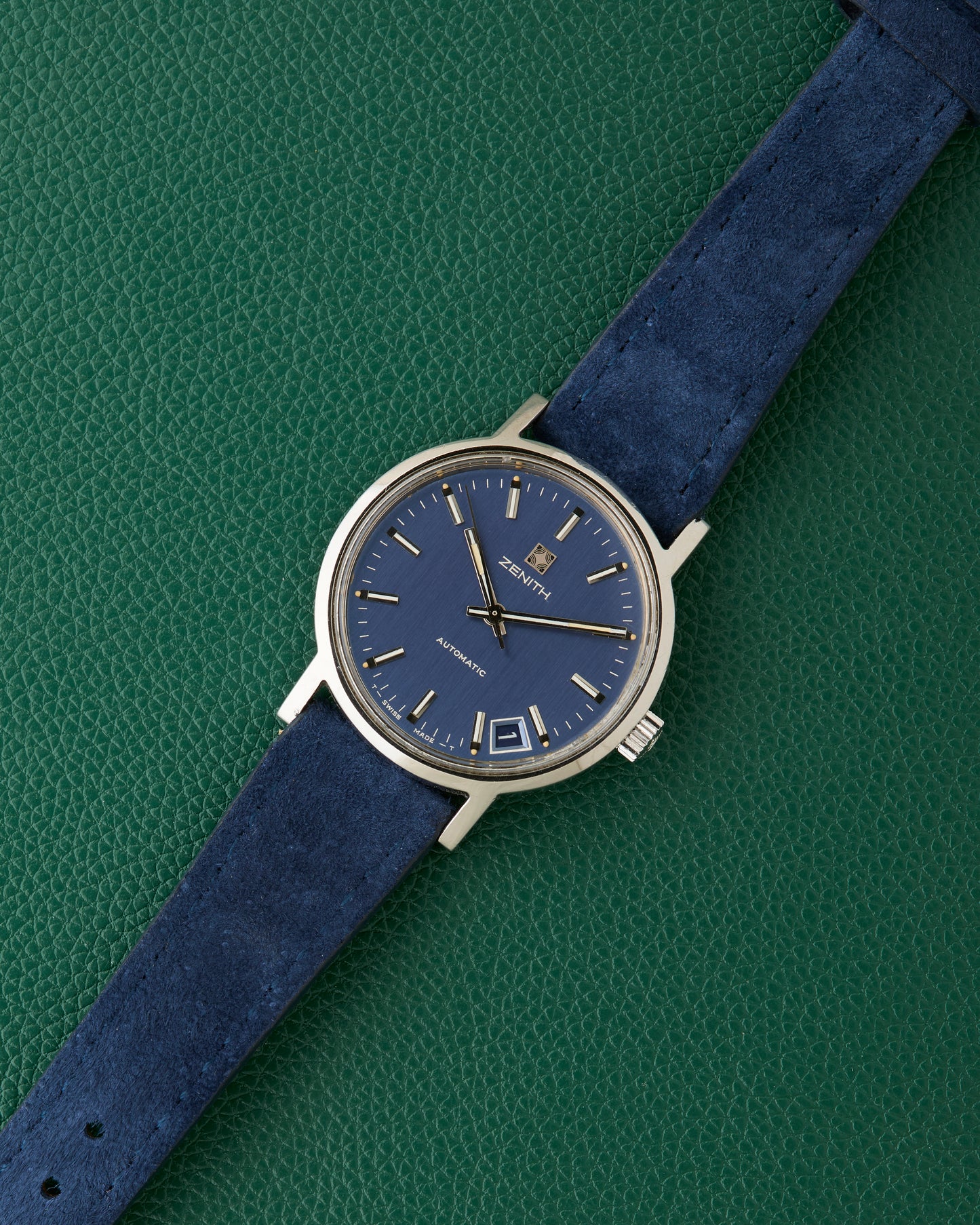 Zenith Surf Ref. 01.1281.380 Vintage 1970s Automatic Blue Dial