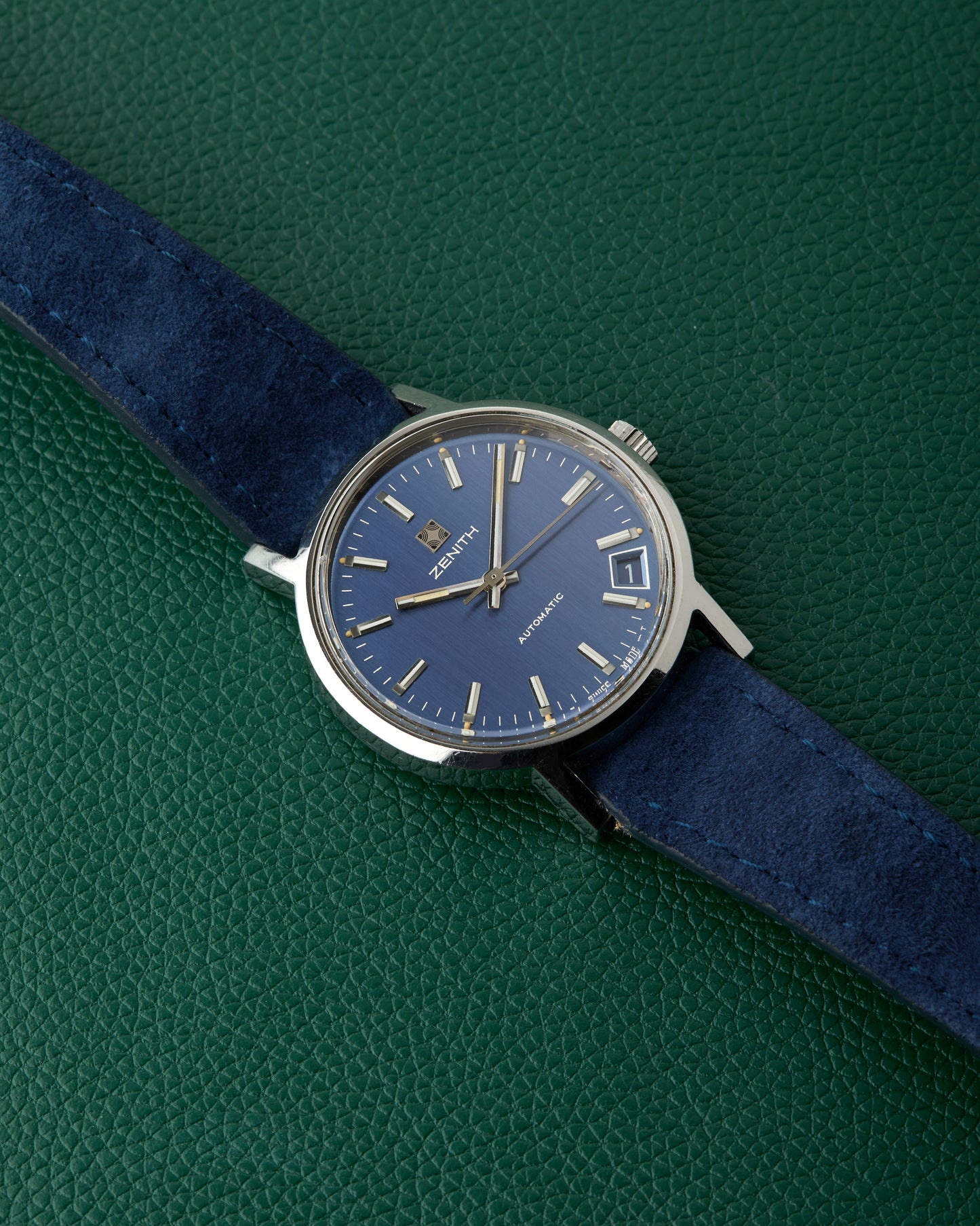 Zenith Surf Ref. 01.1281.380 Vintage 1970s Automatic Blue Dial