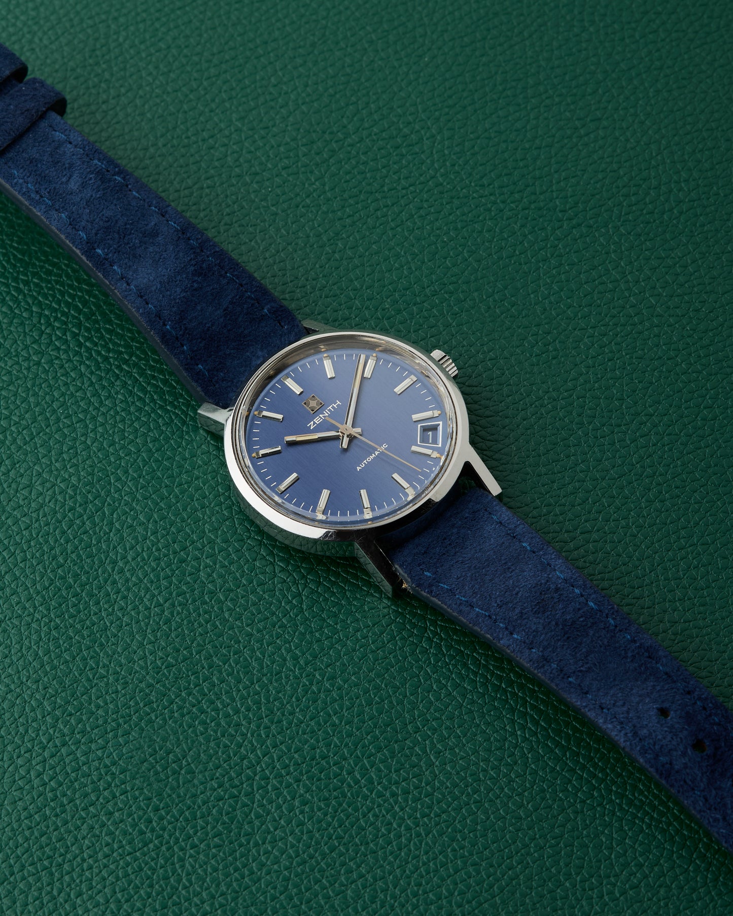 Zenith Surf Ref. 01.1281.380 Vintage 1970s Automatic Blue Dial