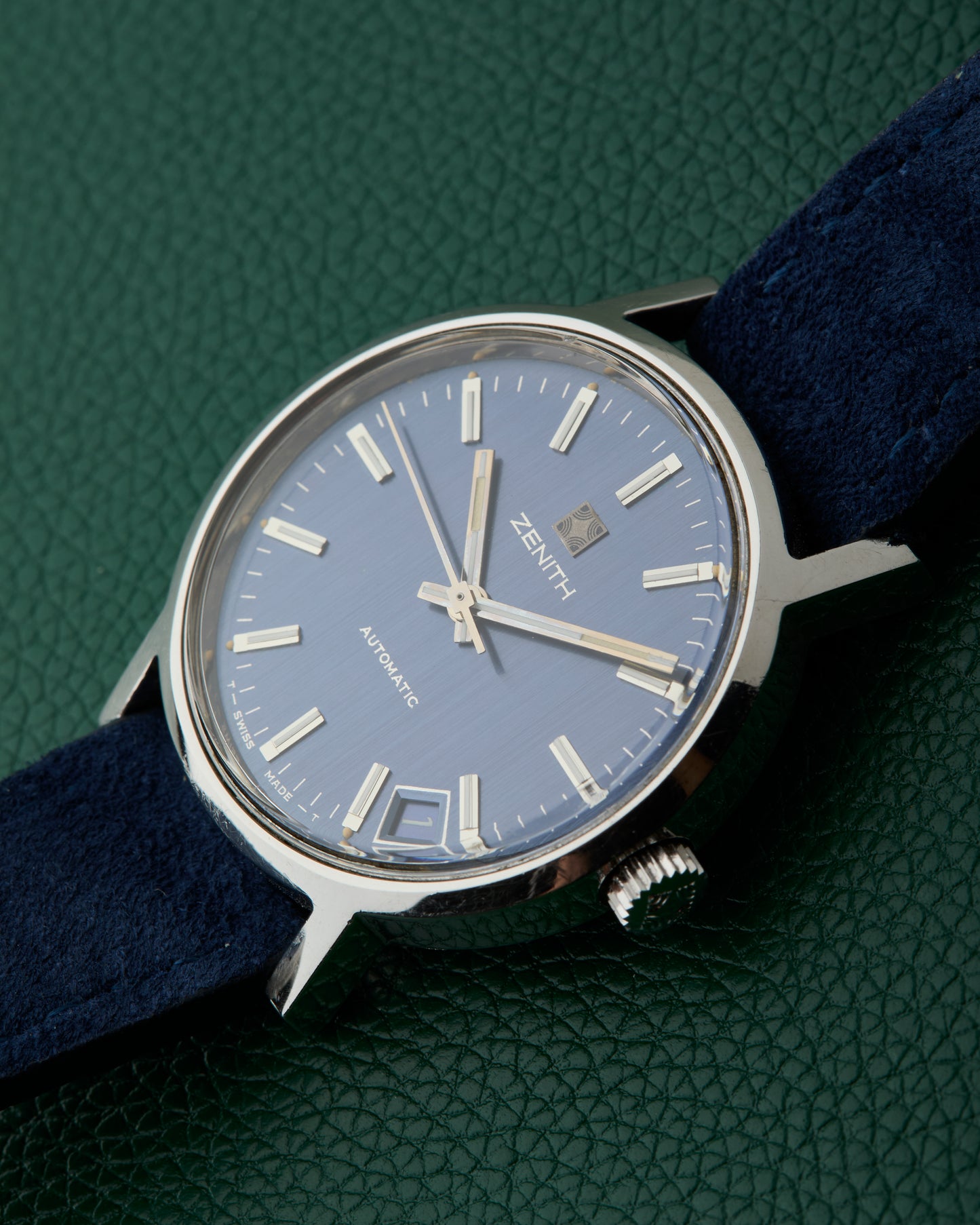 Zenith Surf Ref. 01.1281.380 Vintage 1970s Automatic Blue Dial
