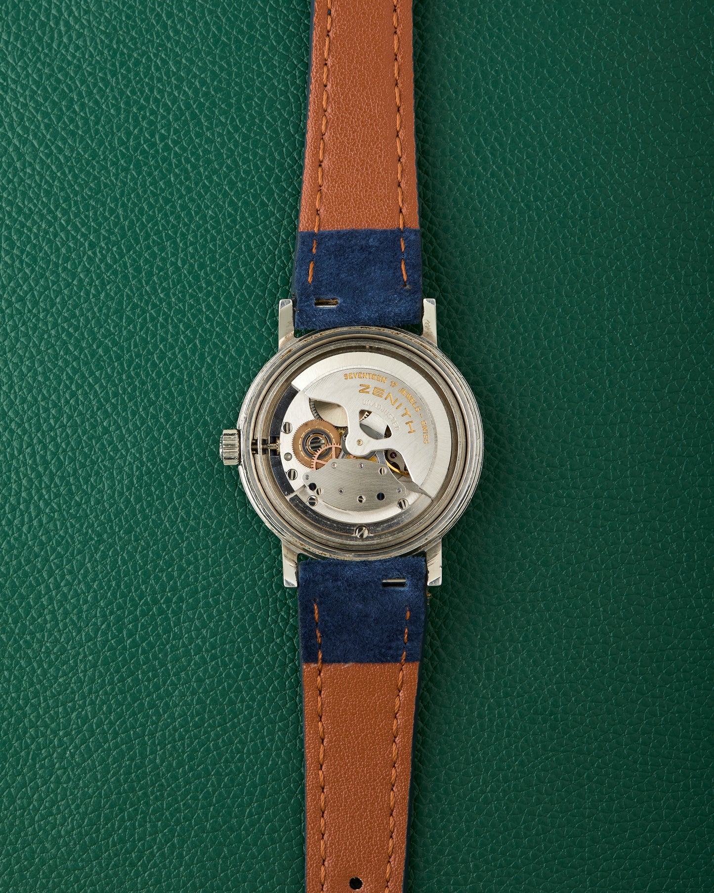 Zenith Surf Ref. 01.1281.380 Vintage 1970s Automatic Blue Dial