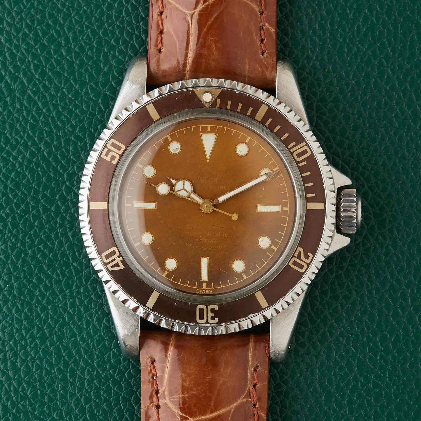 Tudor Submariner 7928 PCG Oyster Prince Ghost Tropical Caramel 1960