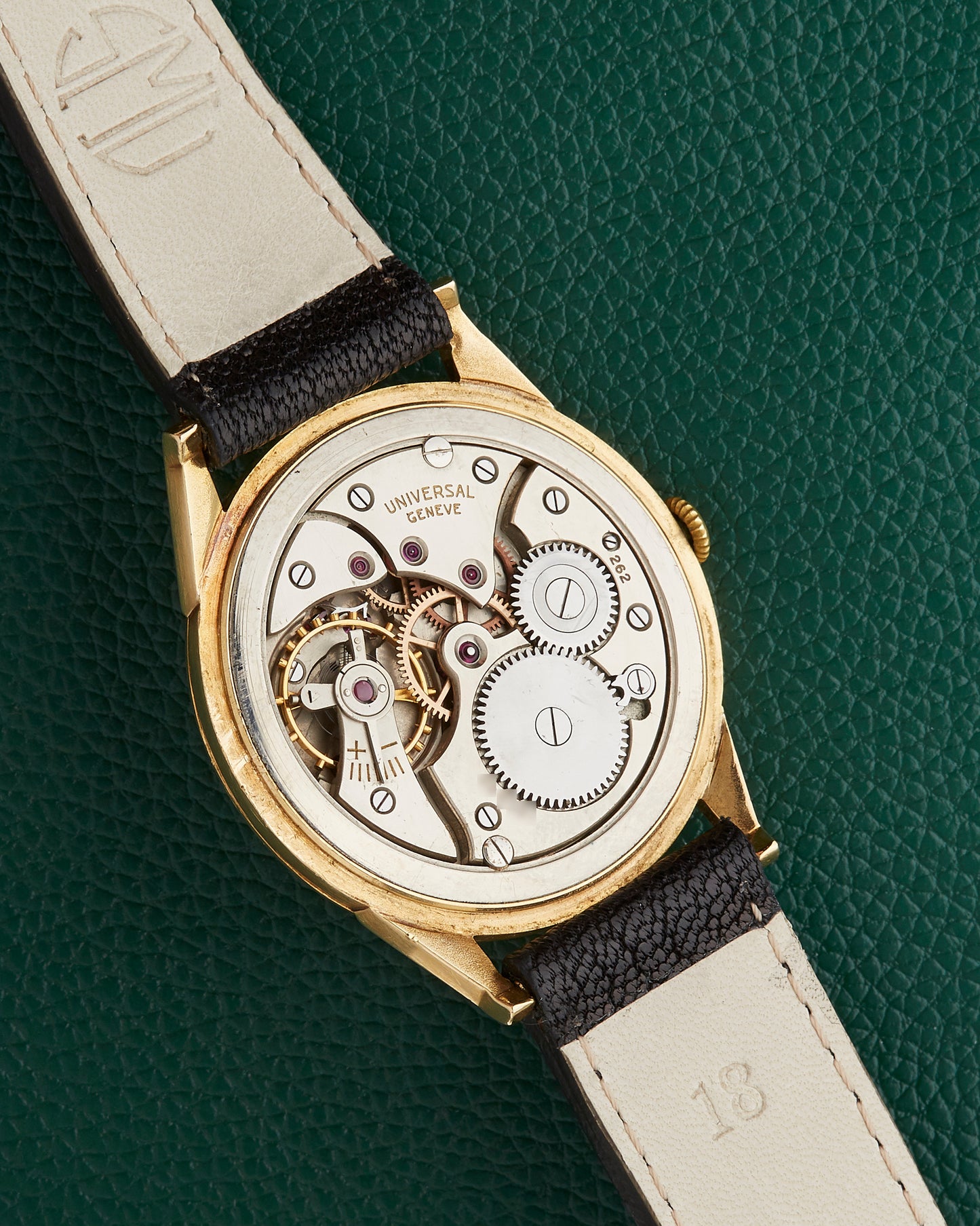 Universal Geneve Small Seconds Ref. 11244 HJ Henri Jeanneret 18K Gold
