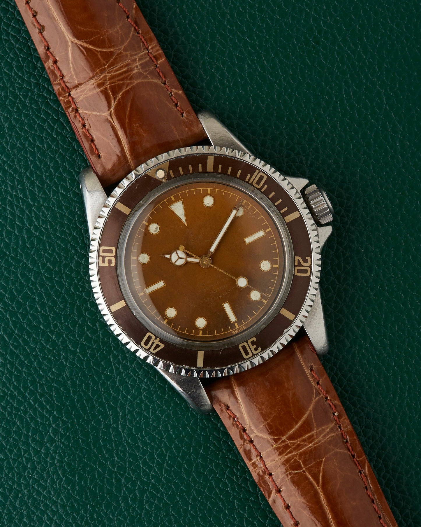 Tudor Submariner 7928 PCG Oyster Prince Ghost Tropical Caramel 1960