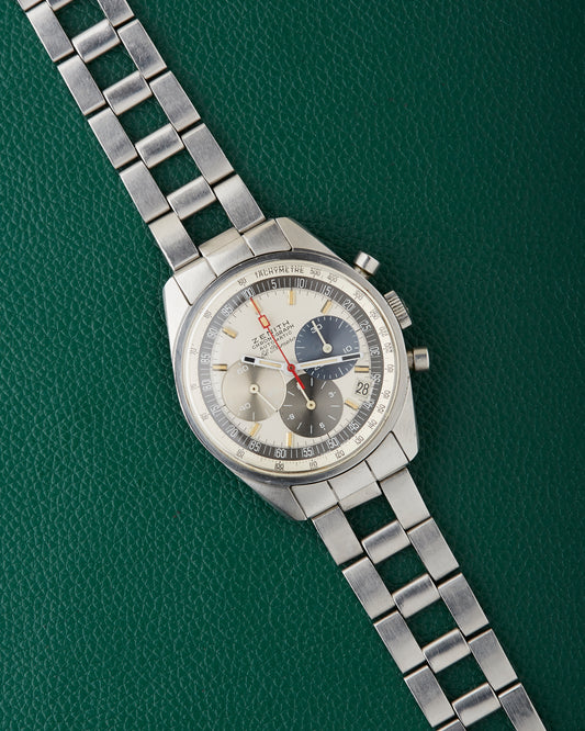 Zenith A386 MK2 Vintage El Primero Chronograph Gay Freres Ladder Bracelet