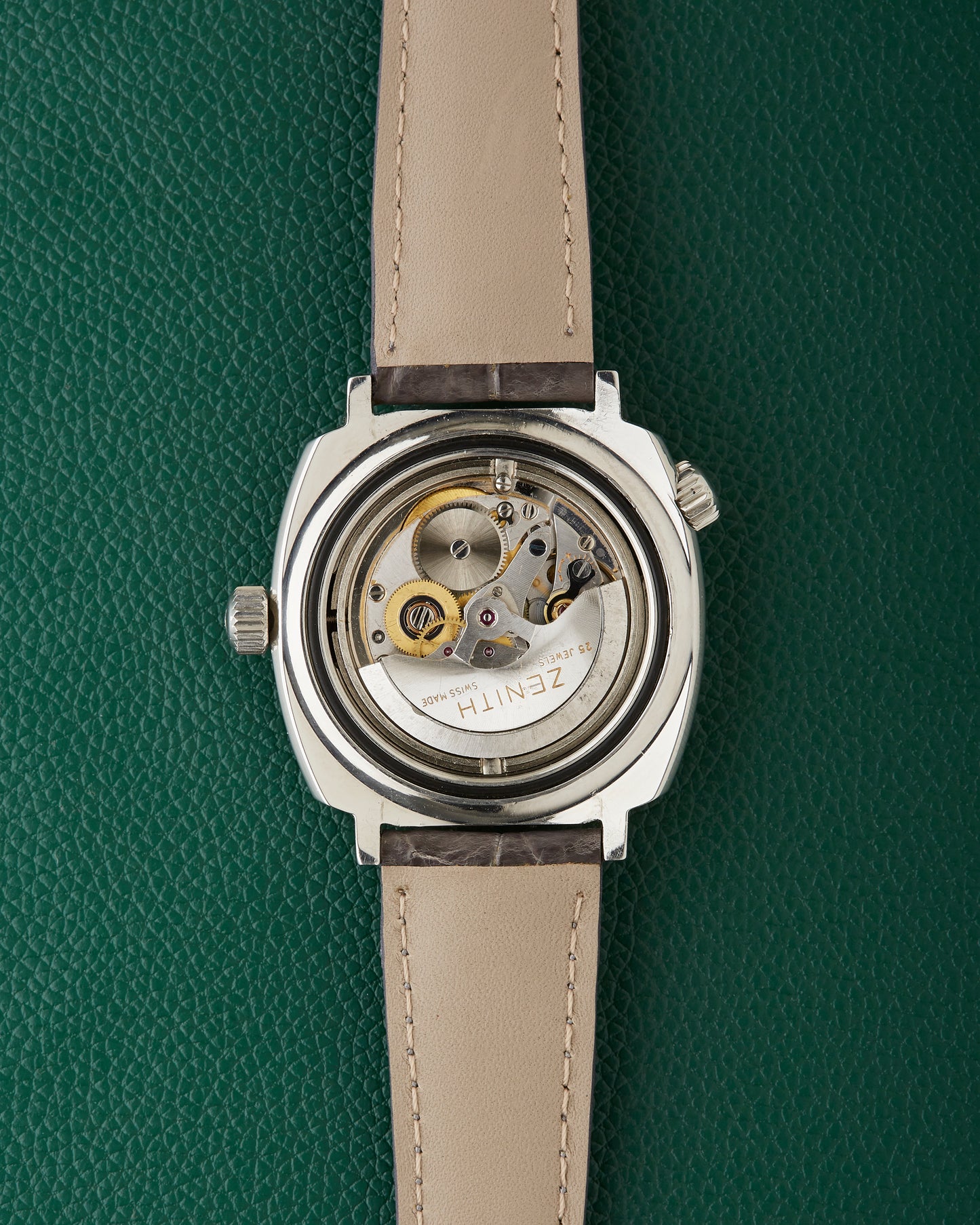 Zenith Super Sub Sea A3635 Vintage Diver Ghost Patina Dial