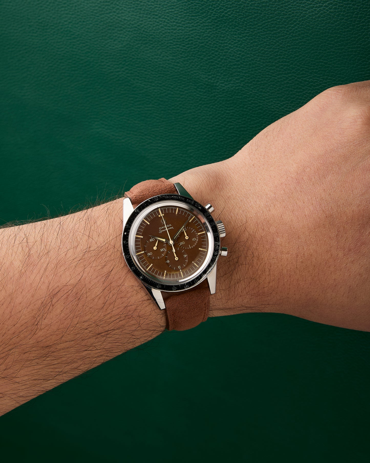 Omega Speedmaster Ref. 2998-1 Rare Chocolate Caramel Brown Tropical Dial