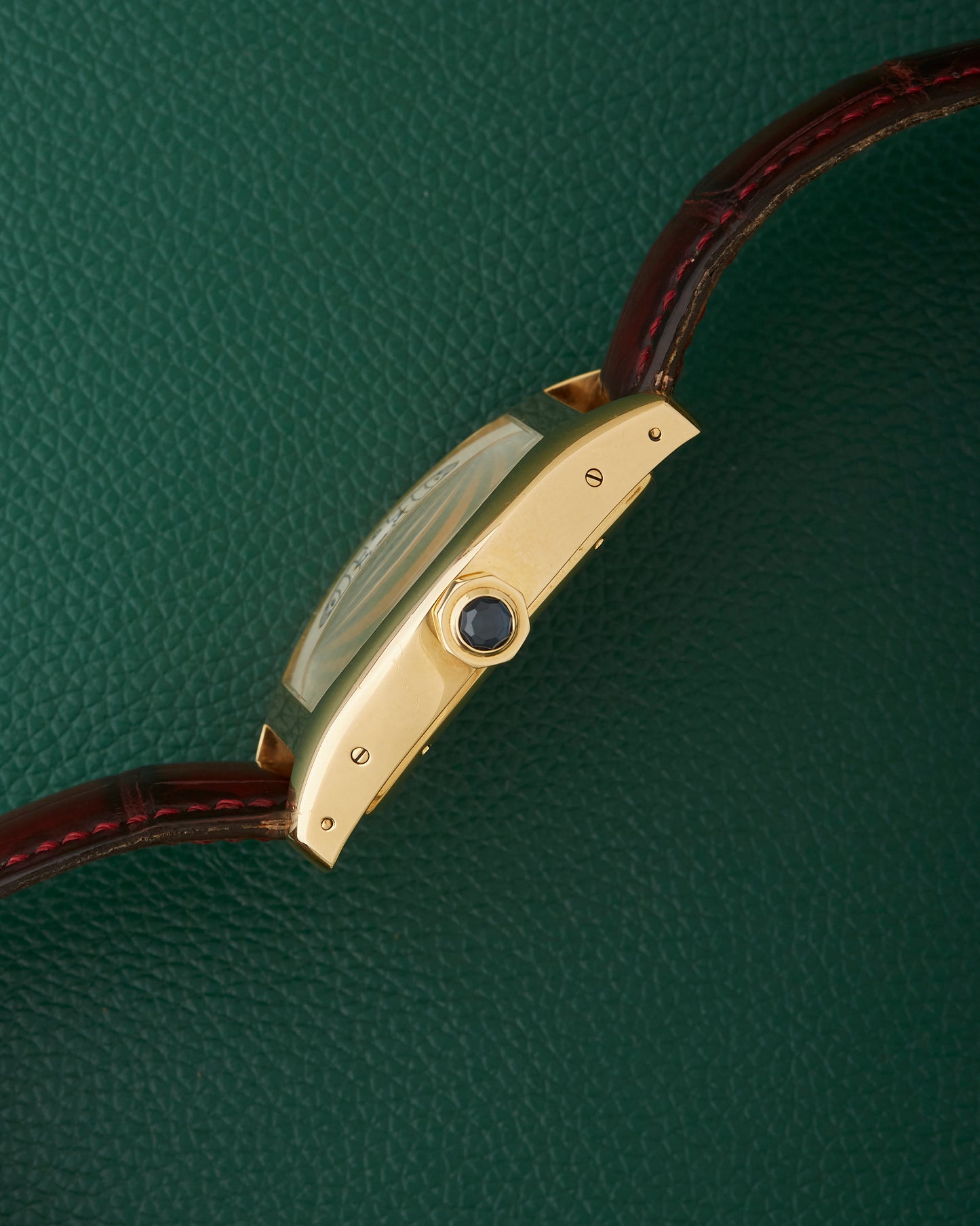 Cartier Tortue Monopoussoir CPCP 2356 Monopusher 18K Yellow Gold
