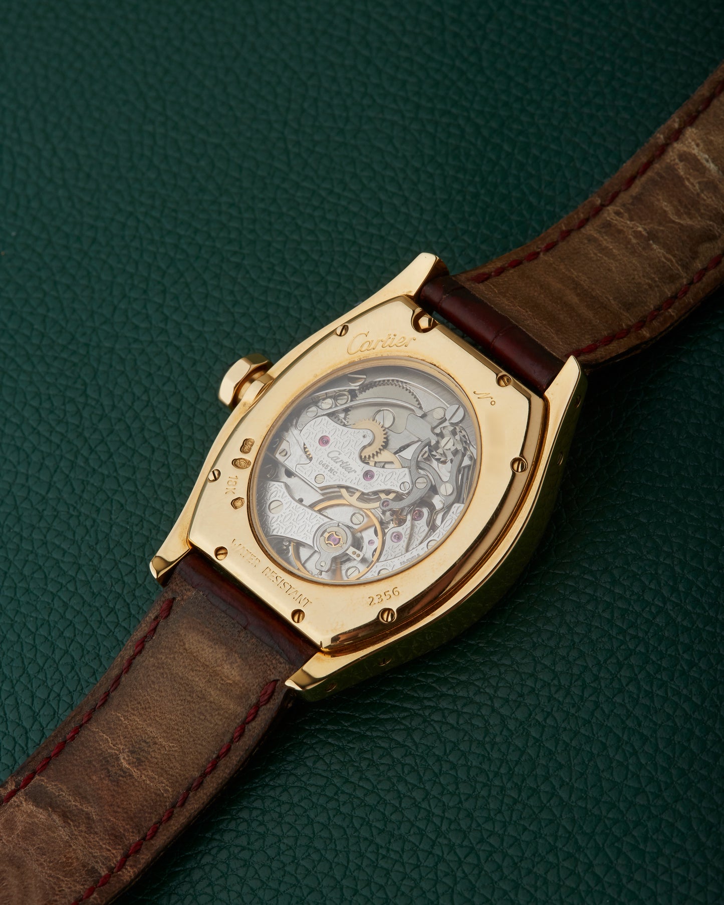 Cartier Tortue Monopoussoir CPCP 2356 Monopusher 18K Yellow Gold