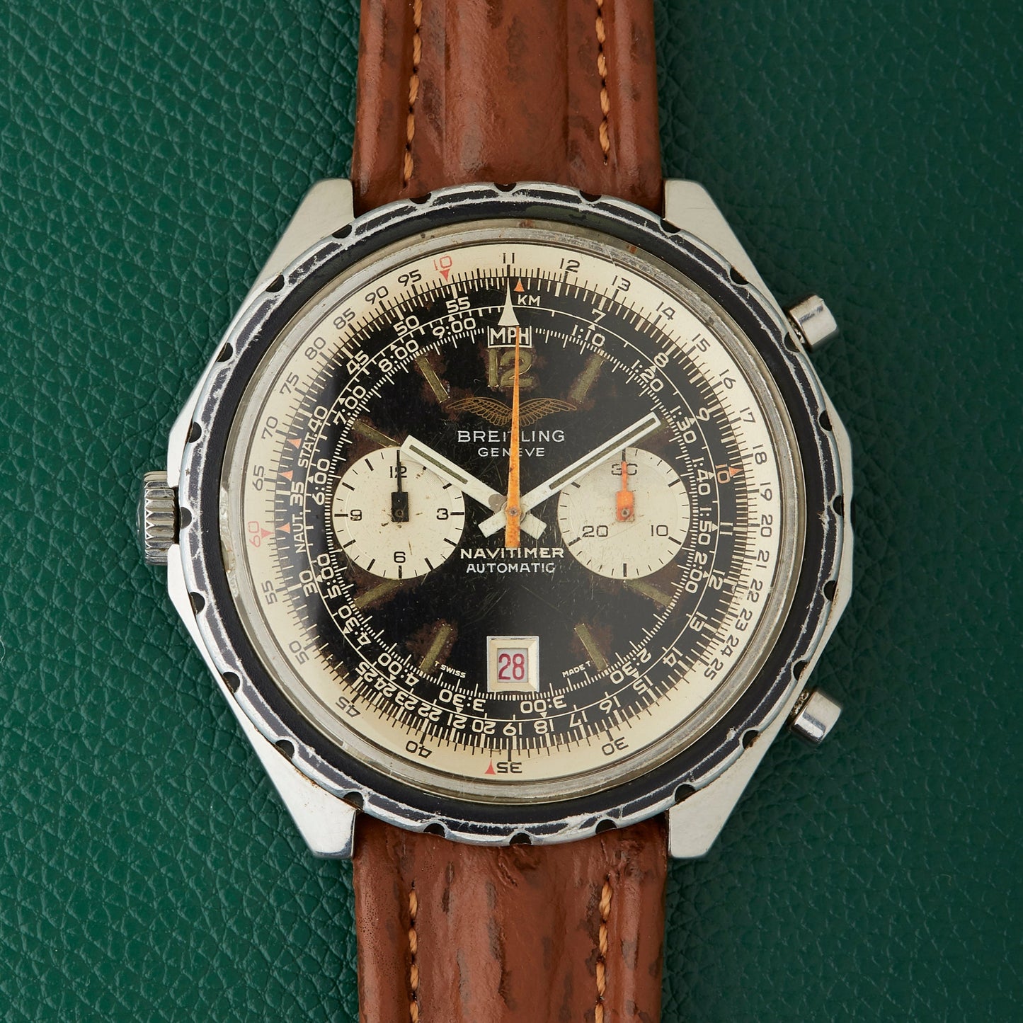 Breitling 1806 Navitimer Tropical Browning Iraqi Air Force