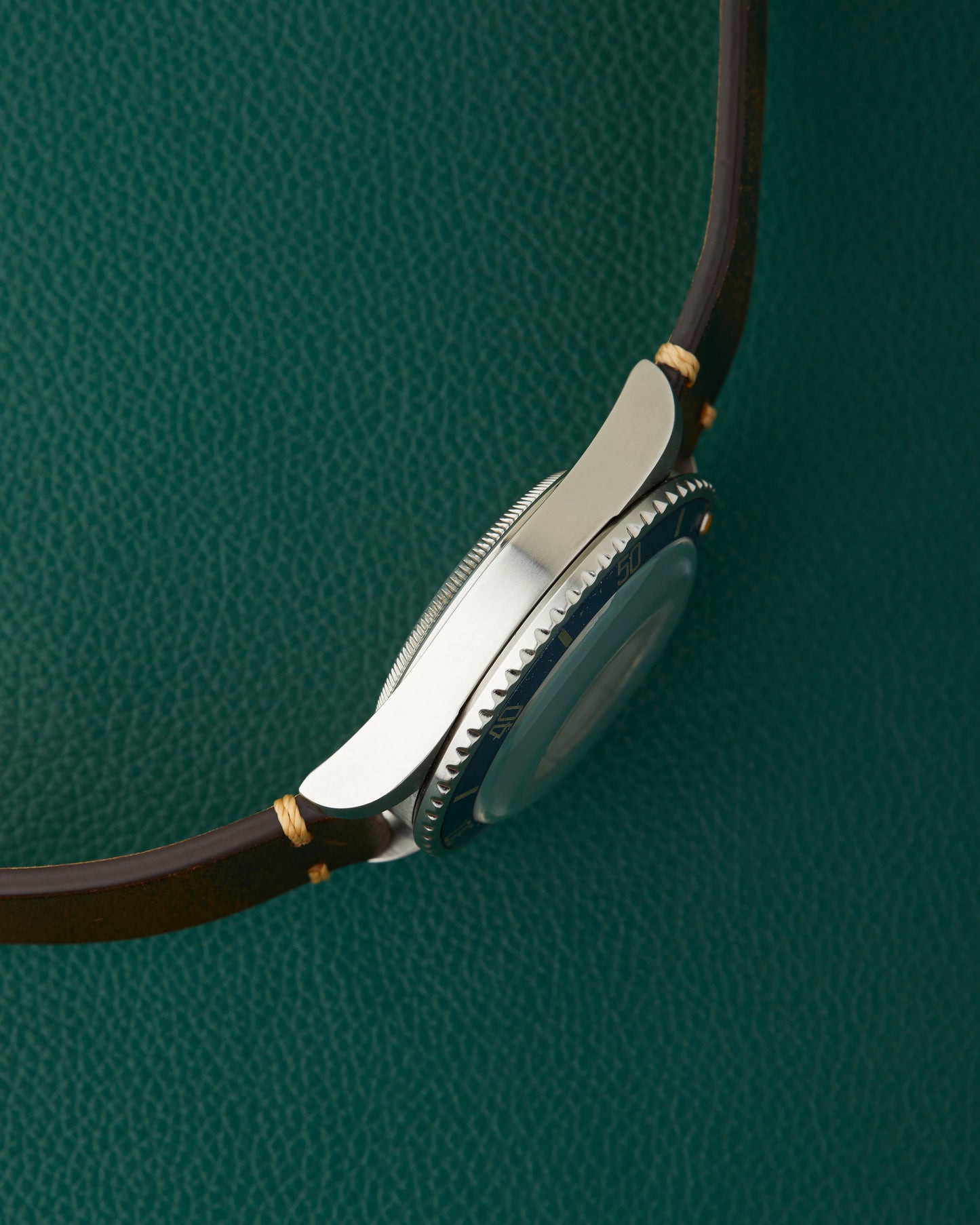 Freese 101 Dark Chocolate Dial Blue Bezel Simon Freese Watch