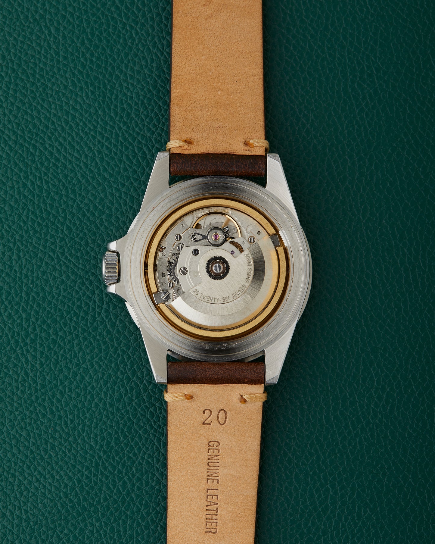 Freese 101 Dark Chocolate Dial Blue Bezel Simon Freese Watch