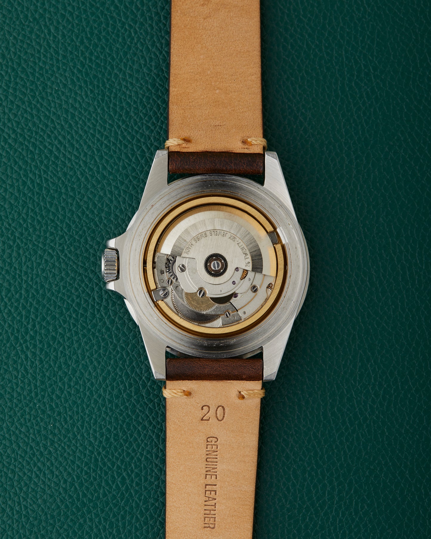 Freese 101 Dark Chocolate Dial Blue Bezel Simon Freese Watch