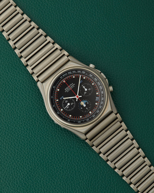 Zenith Port Royal Titanium 95.0102.418 Black Dial Neo-Vintage Moonphase