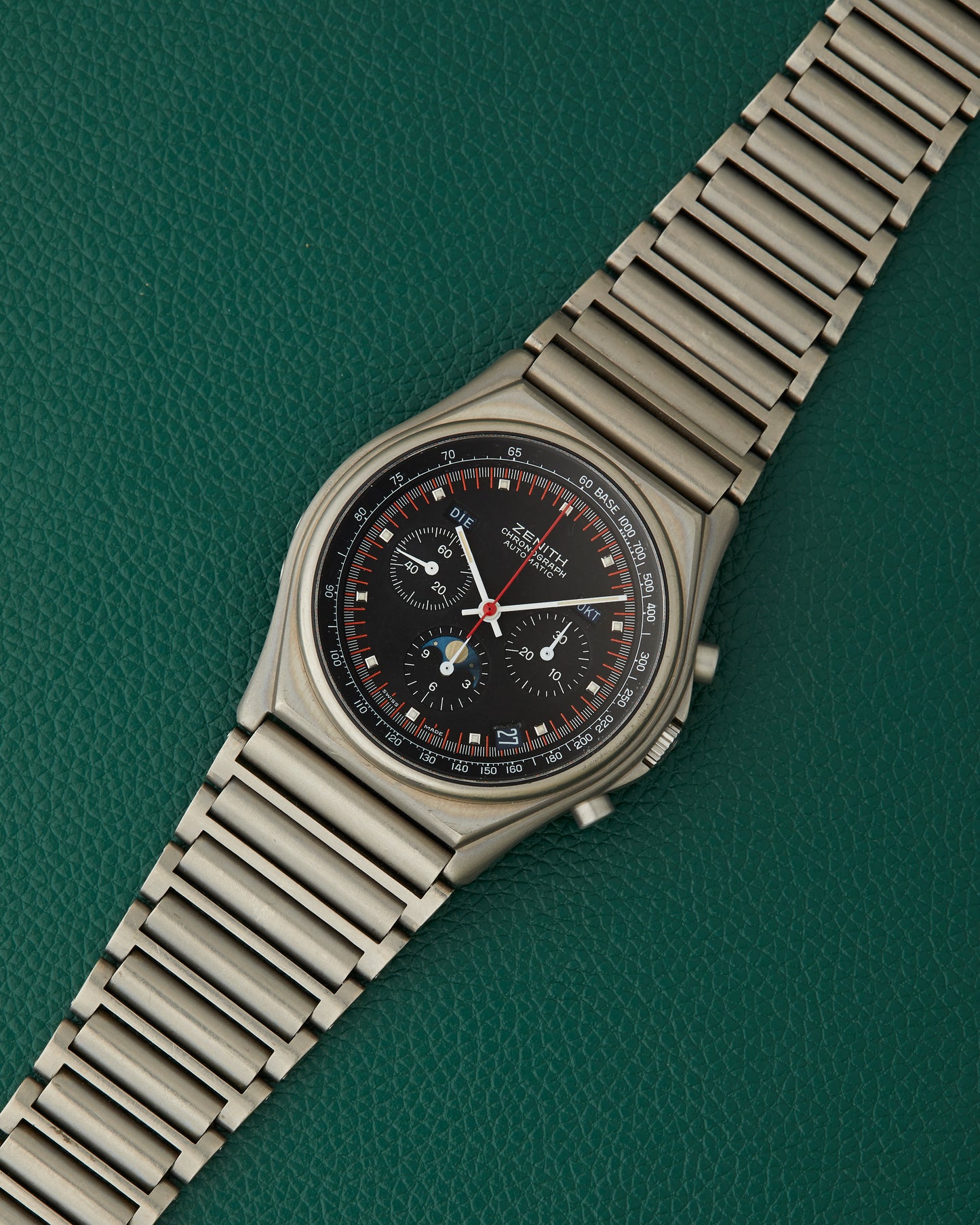 Zenith Port Royal Titanium 95.0102.418 Black Dial Neo-Vintage Moonphase