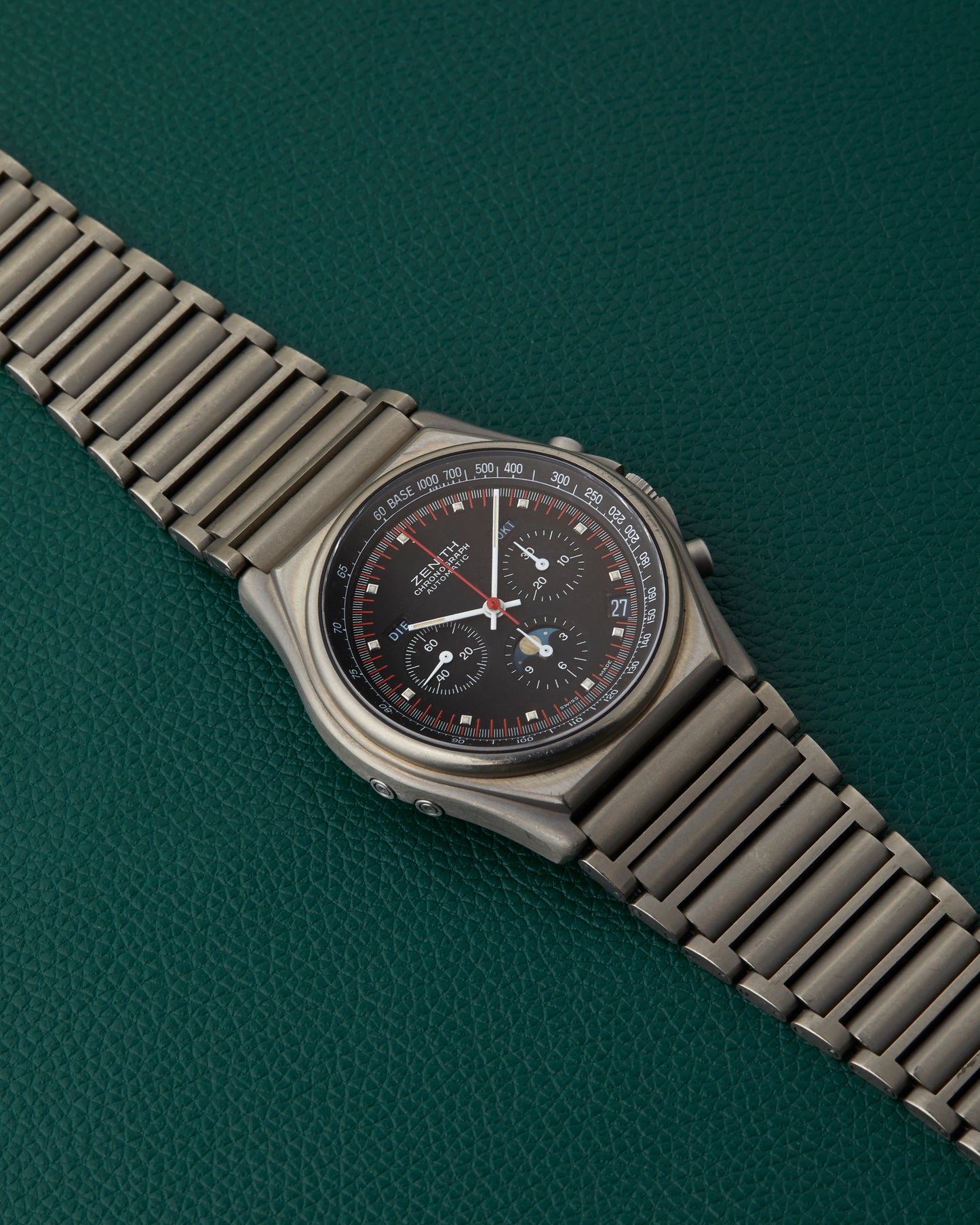 Zenith Port Royal Titanium 95.0102.418 Black Dial Neo-Vintage Moonphase