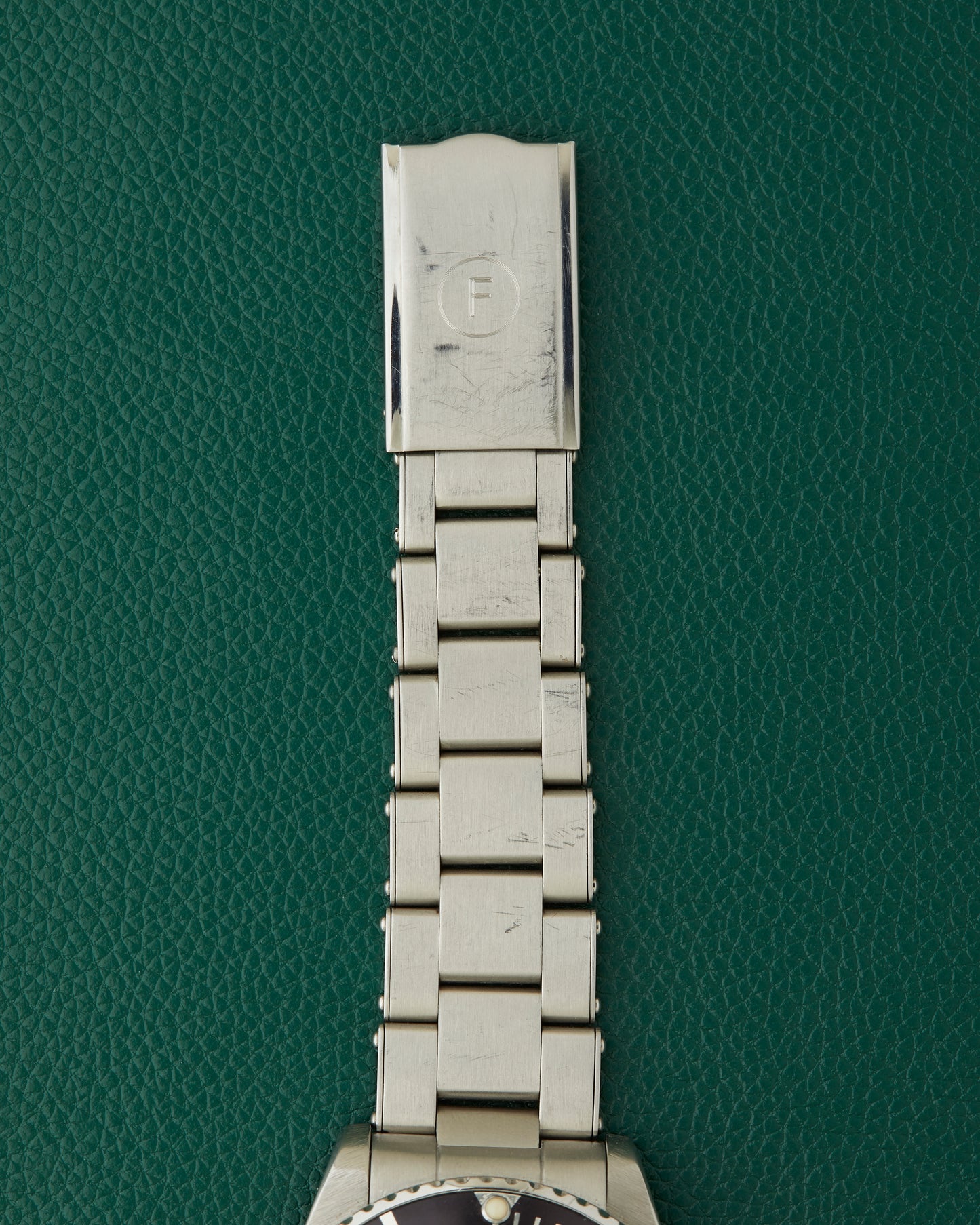 Freese 101 Gloss Black Dial Black Bezel Steel Bracelet Simon Freese Watch