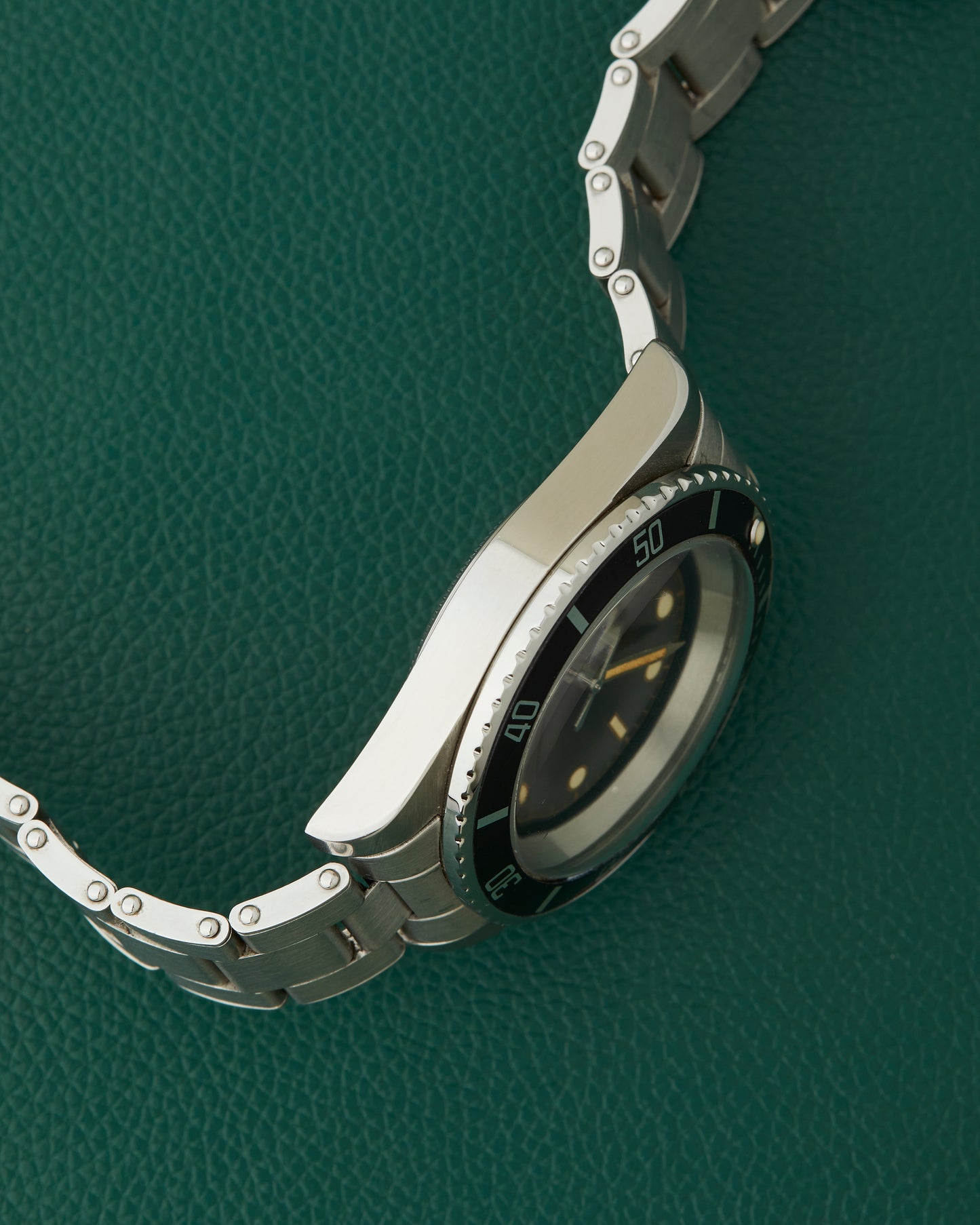 Freese 101 Gloss Black Dial Black Bezel Steel Bracelet Simon Freese Watch