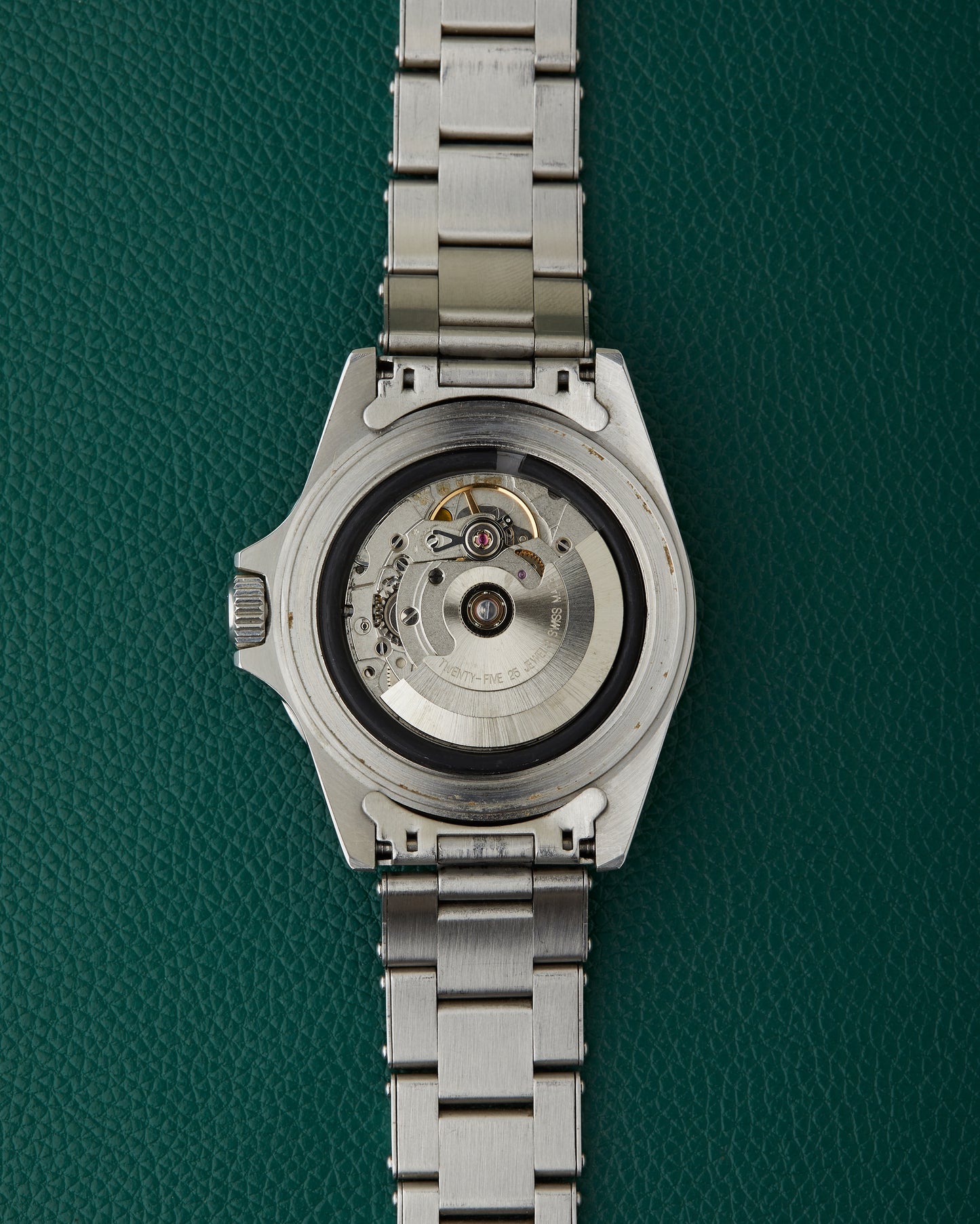 Freese 101 Gloss Black Dial Black Bezel Steel Bracelet Simon Freese Watch