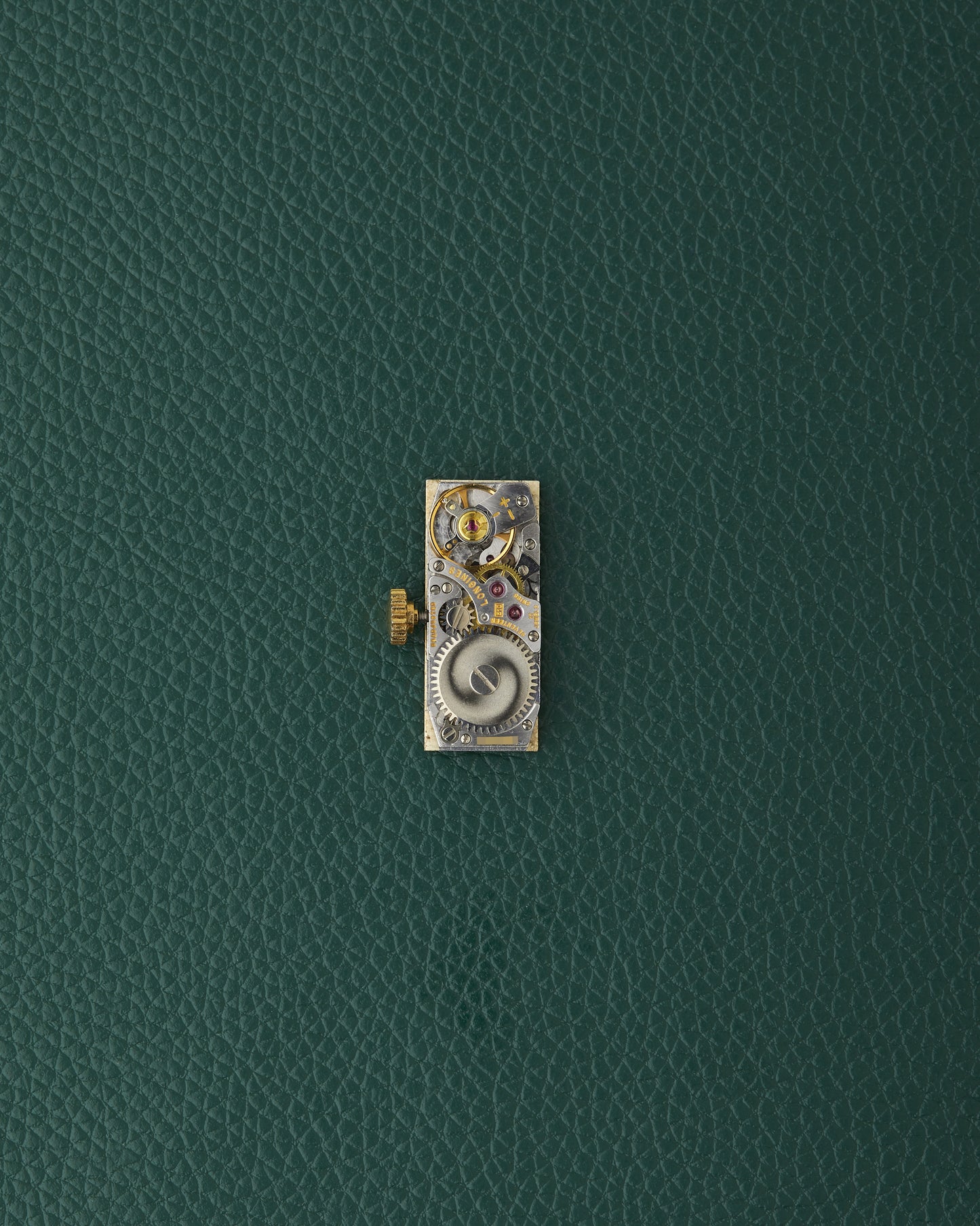 Longines Green Textured Champagne Dial Bangle