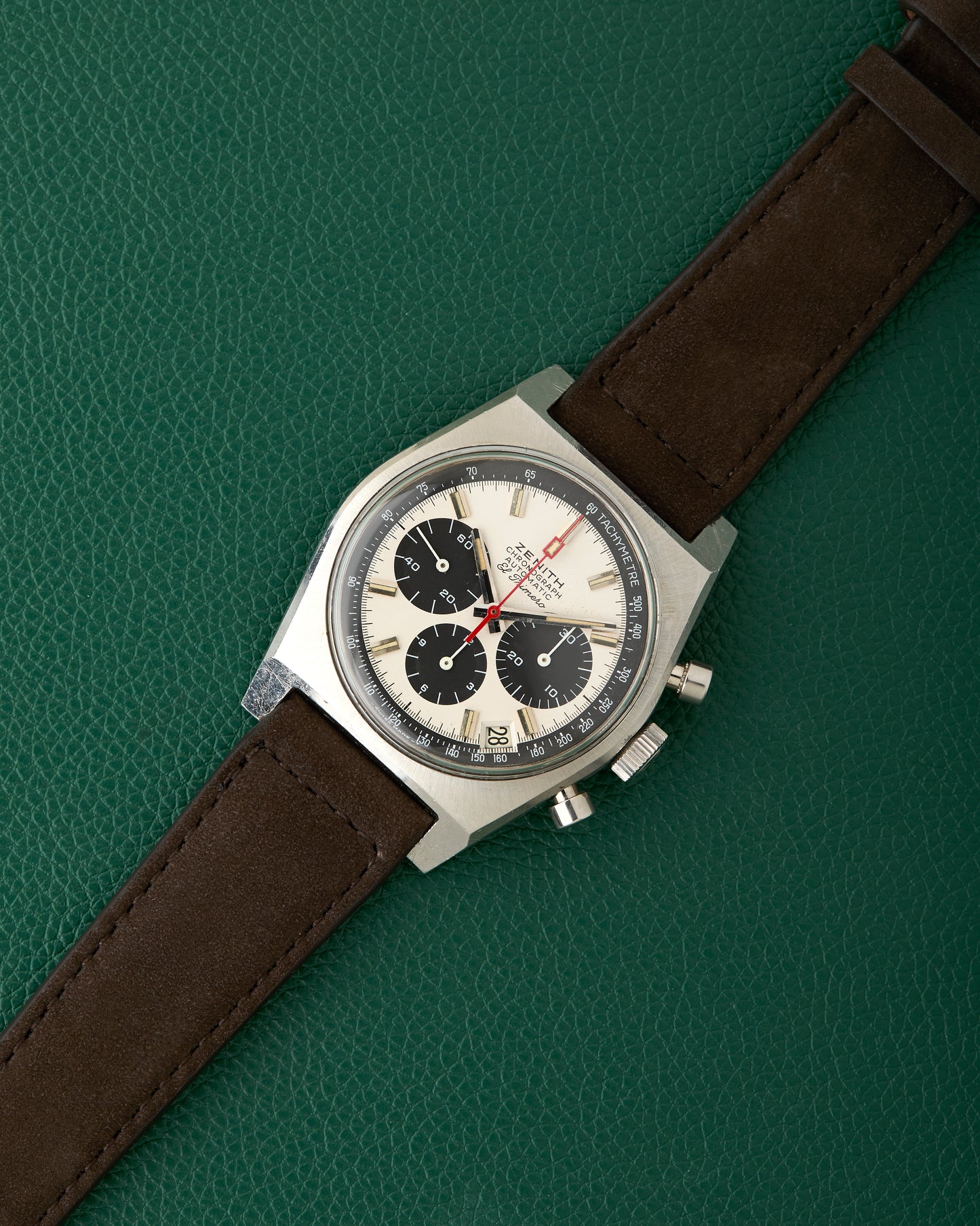 Zenith A384 Vintage Chronograph El Primero Panda Dial