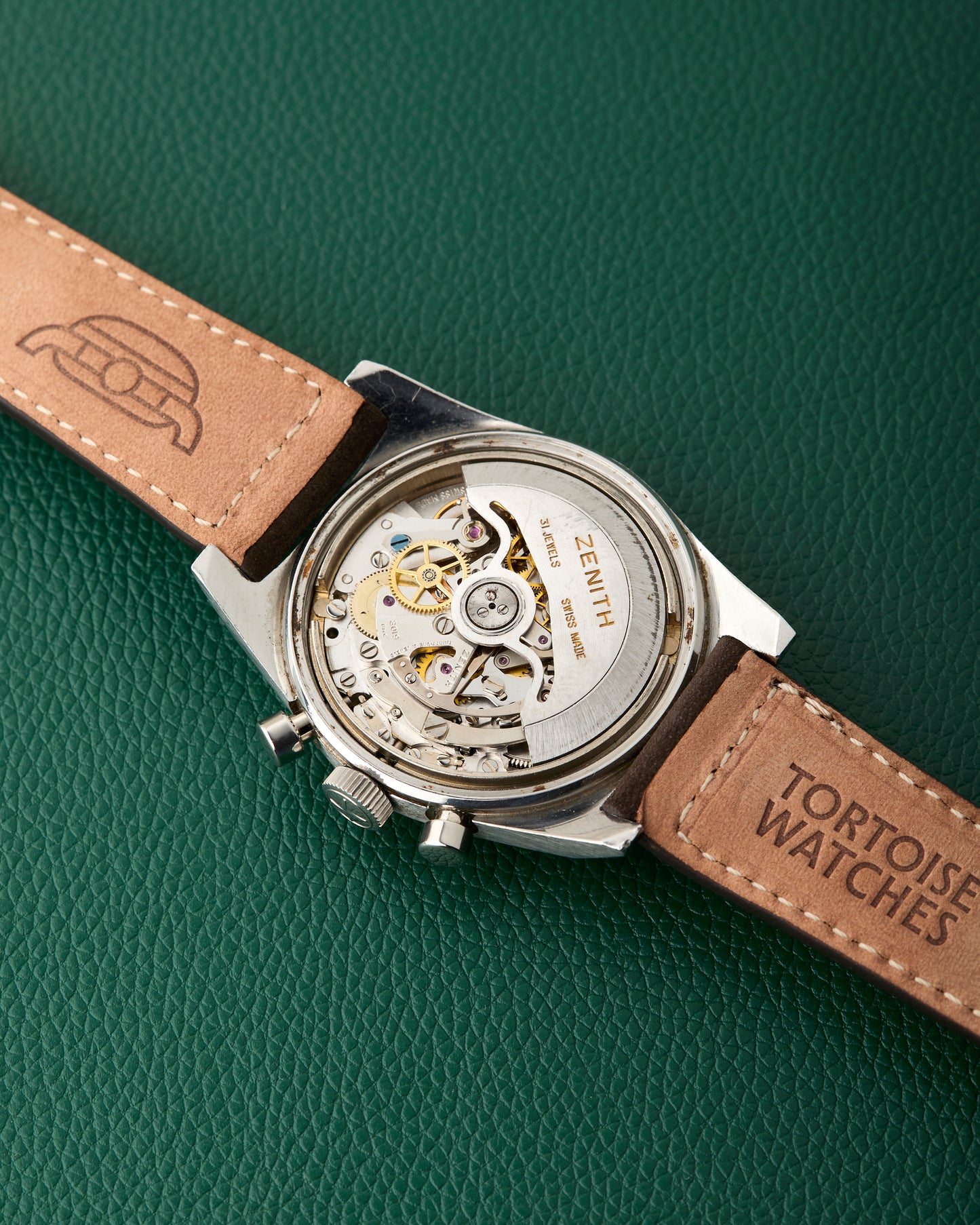 Zenith A384 Vintage Chronograph El Primero Panda Dial