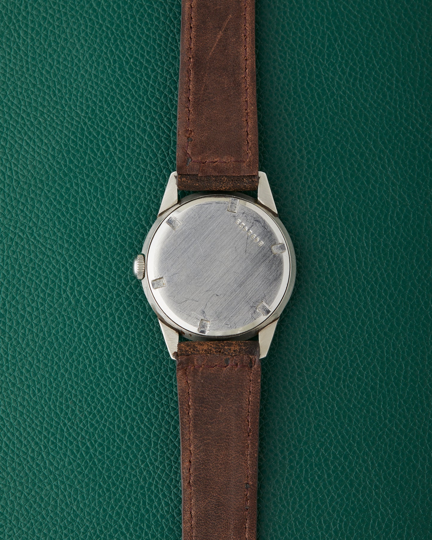 Zenith Chocolate Brown Tropical Dial 1945 Cal.106 P-6 Vintage Manual Winding