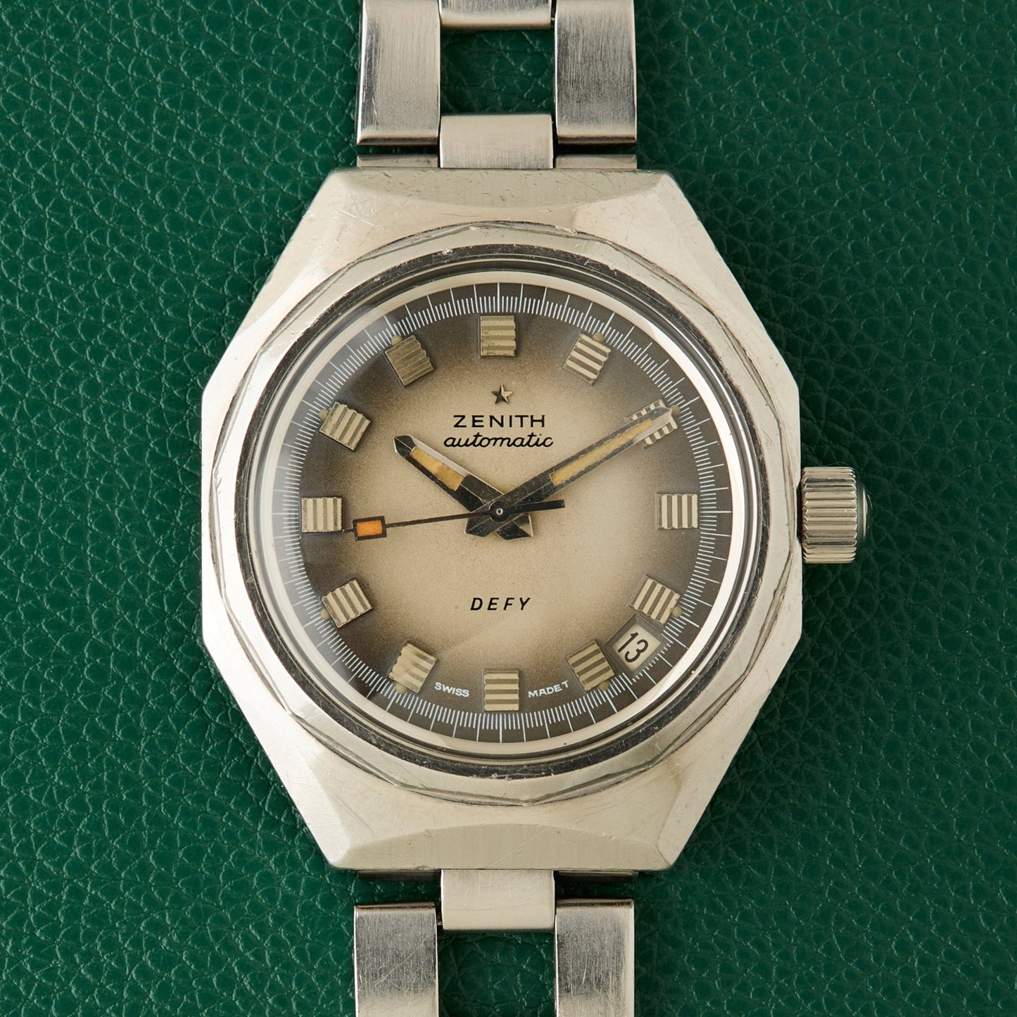 Zenith Defy A3642 Vintage Octagonal Diver Gay Freres Ladder Bracelet