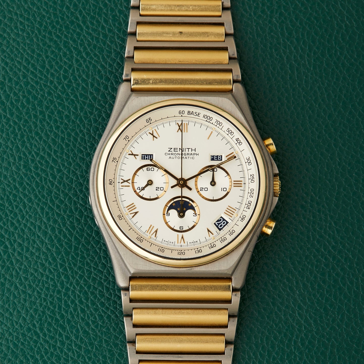 Zenith Port Royal Two-Tone Titanium 92.0100.418 Moonphase Neo-Vintage