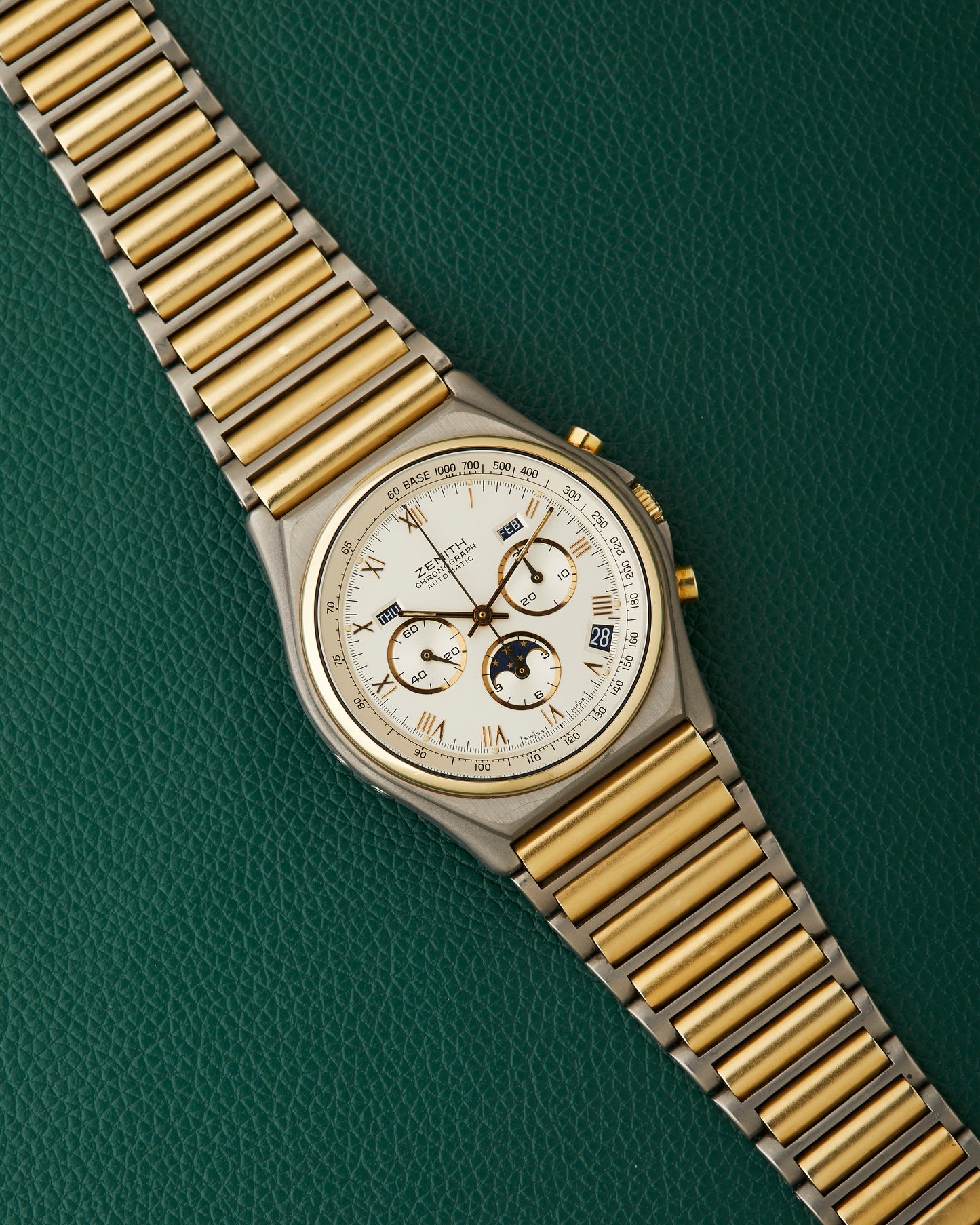Zenith Port Royal Two-Tone Titanium 92.0100.418 Moonphase Neo-Vintage