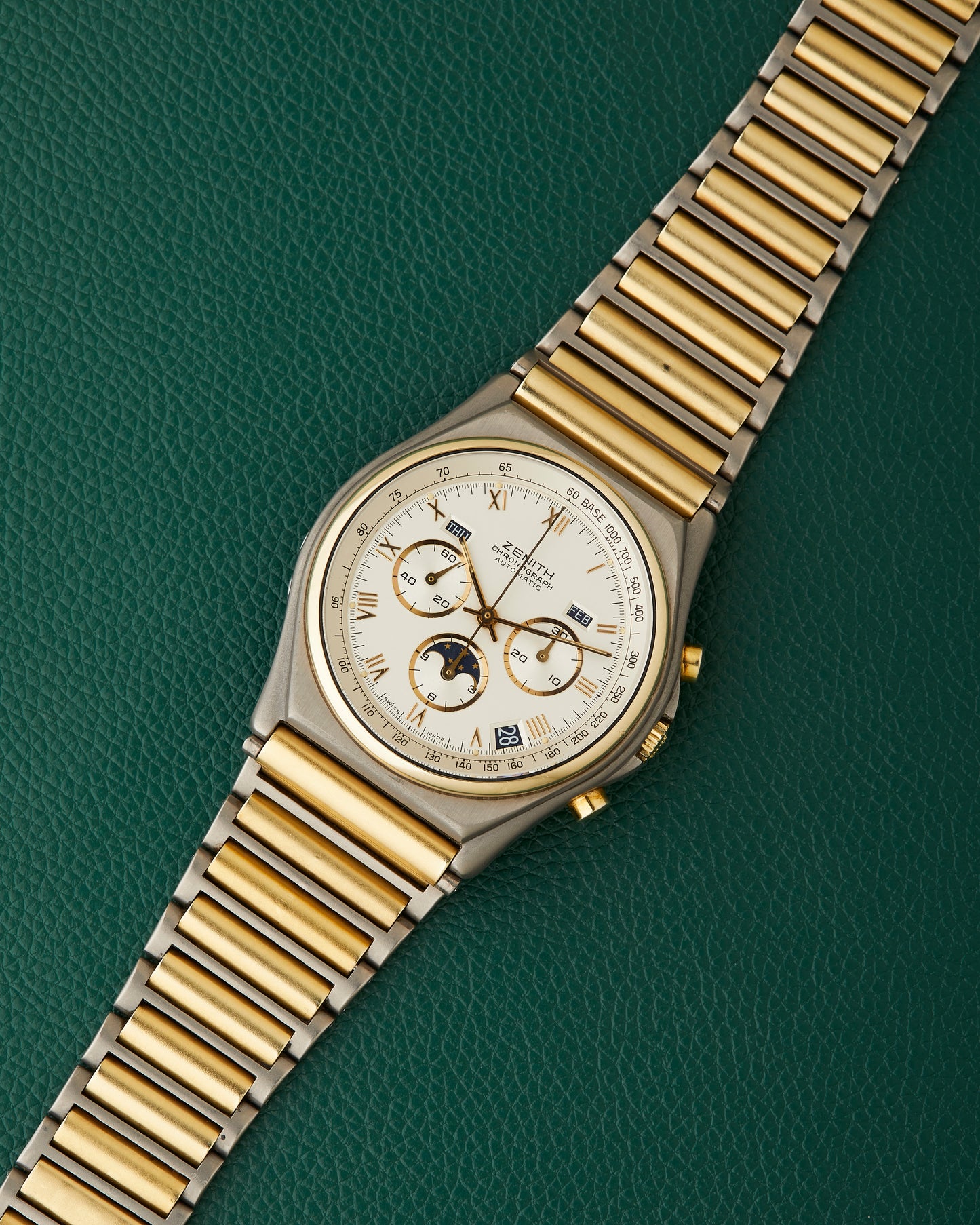 Zenith Port Royal Two-Tone Titanium 92.0100.418 Moonphase Neo-Vintage