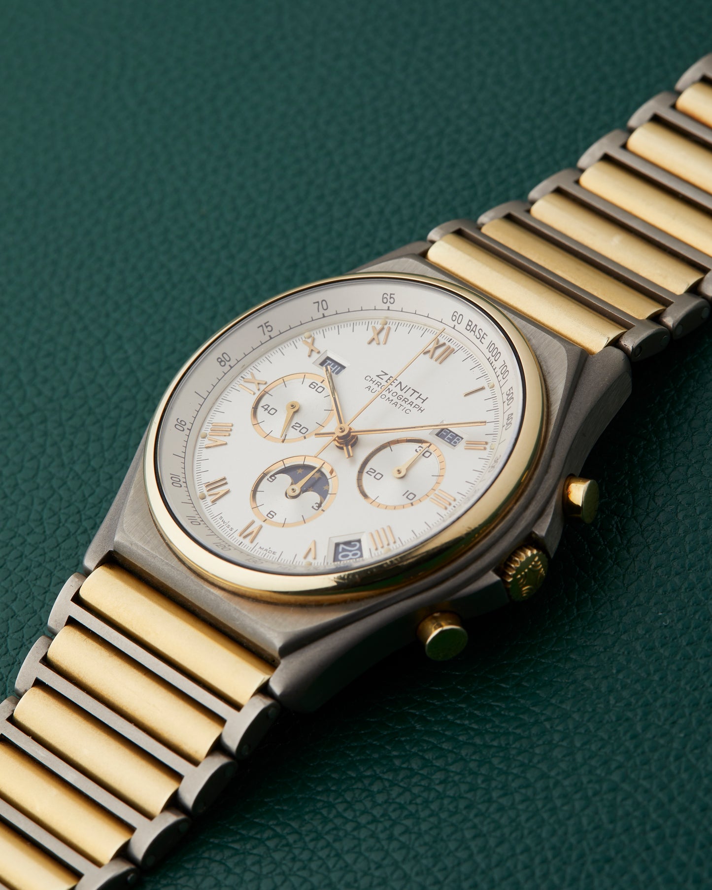 Zenith Port Royal Two-Tone Titanium 92.0100.418 Moonphase Neo-Vintage