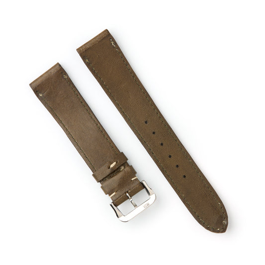 Hatchling Vintage Inspired Watch Strap Band Khaki 19mm
