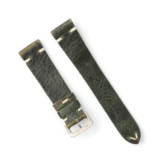 Hatchling Vintage Inspired Watch Strap Band Green 19mm