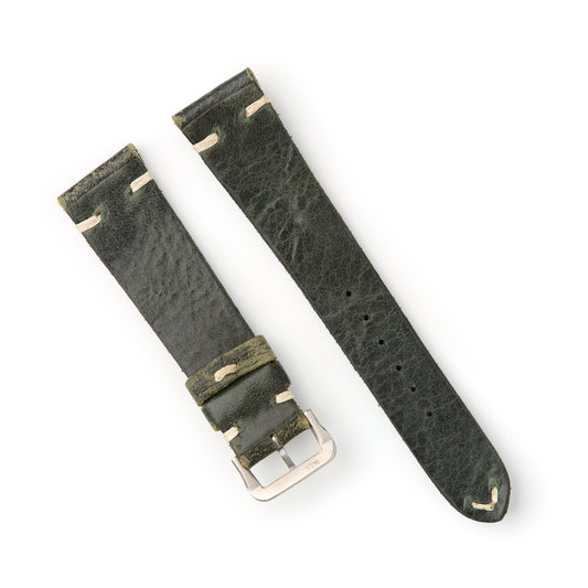 Hatchling Vintage Inspired Watch Strap Band Green 20mm