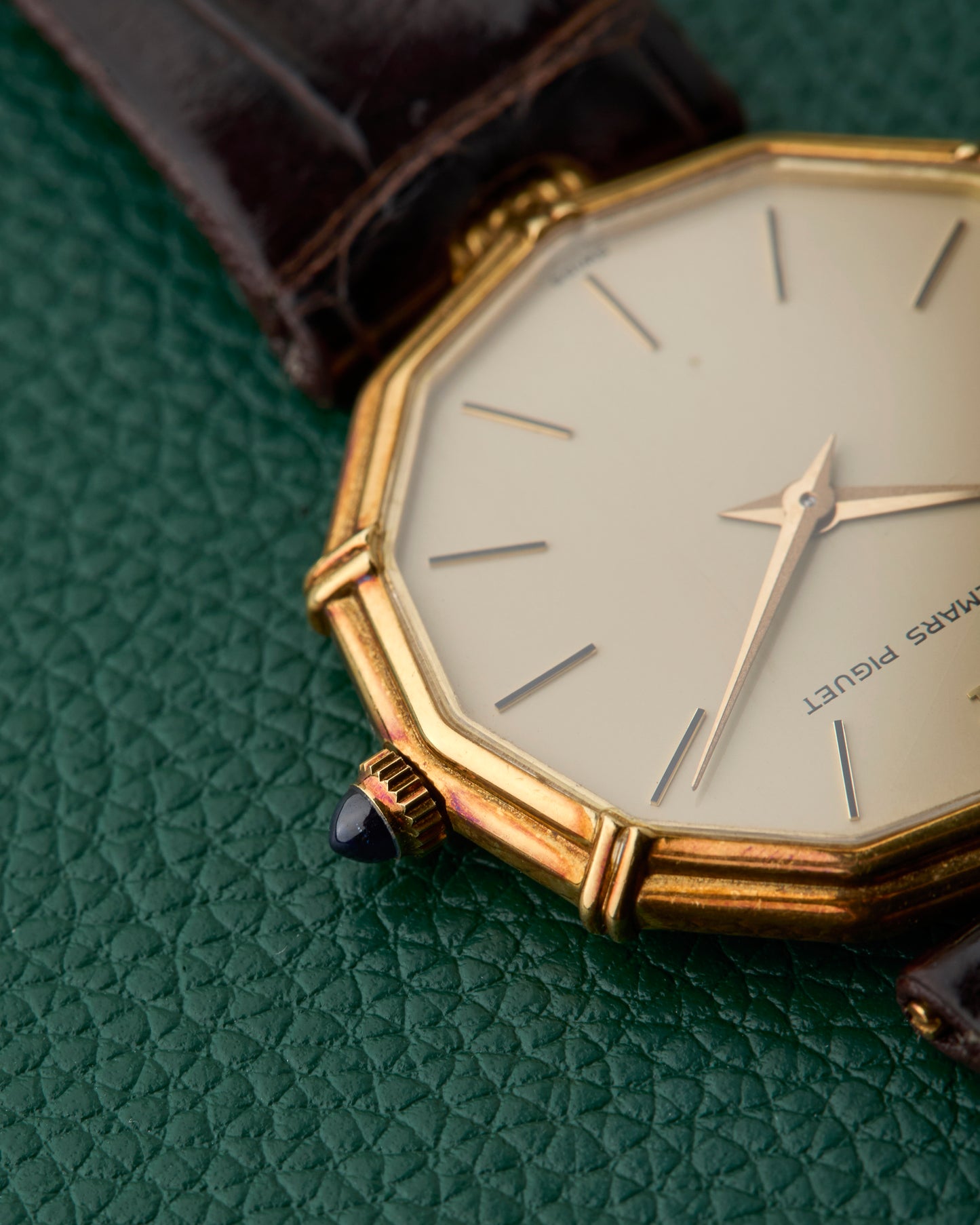 Audemars Piguet 18k Yellow Gold Dodecagon Vintage Bamboo
