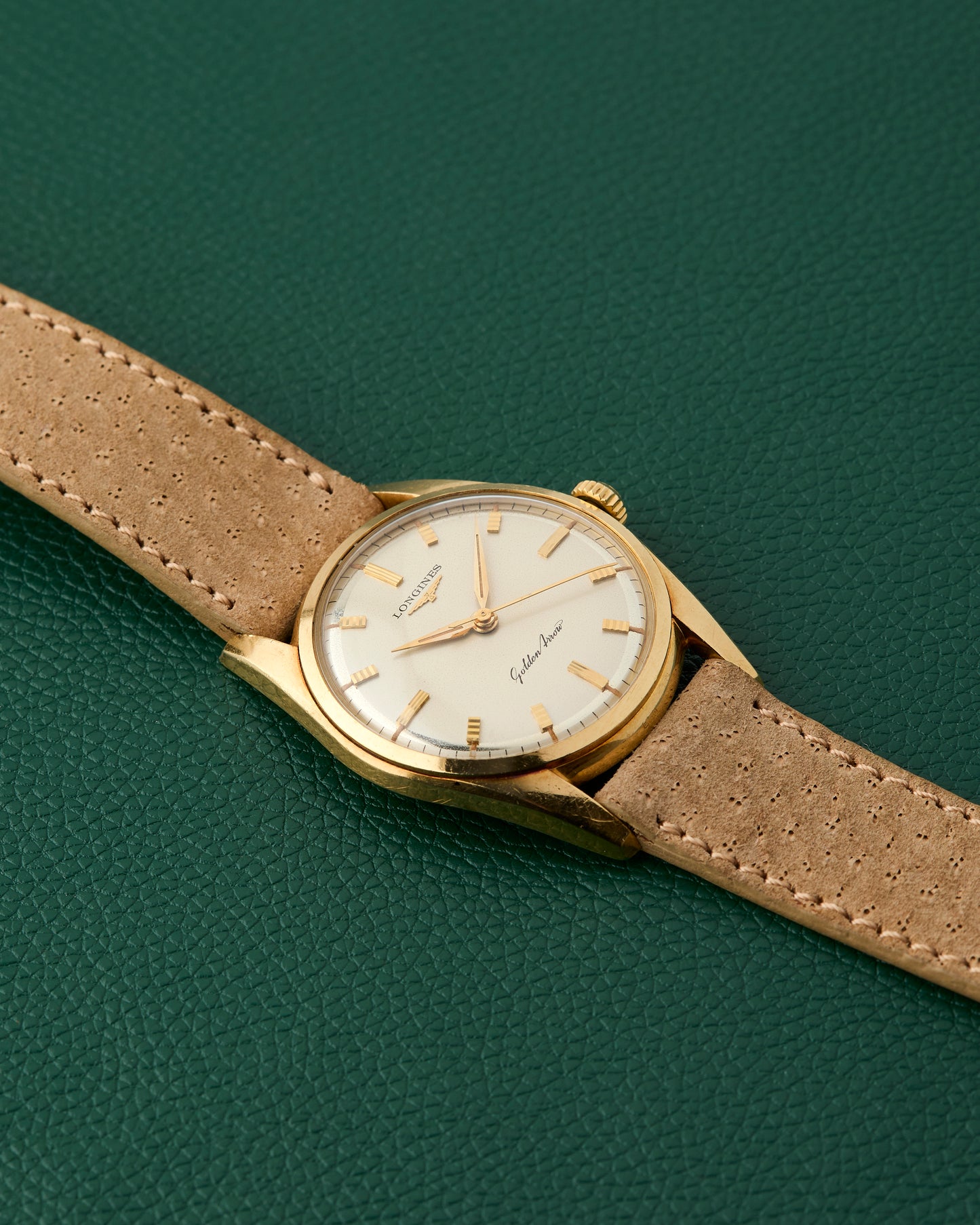 Longines Golden Arrow 18K Yellow Gold Vintage Dress Watch