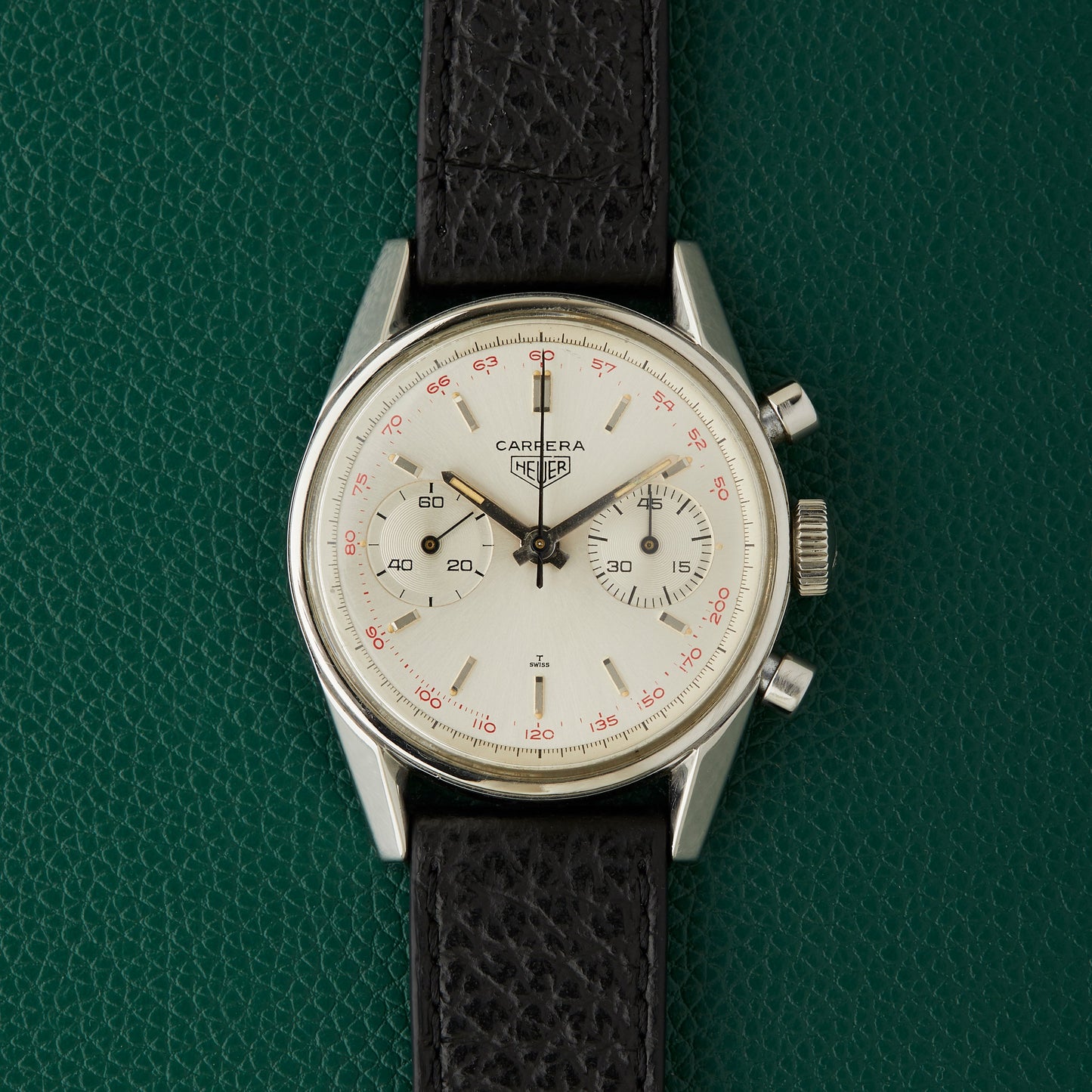Heuer Carrera 3647T Valjoux 92 Vintage Chronograph