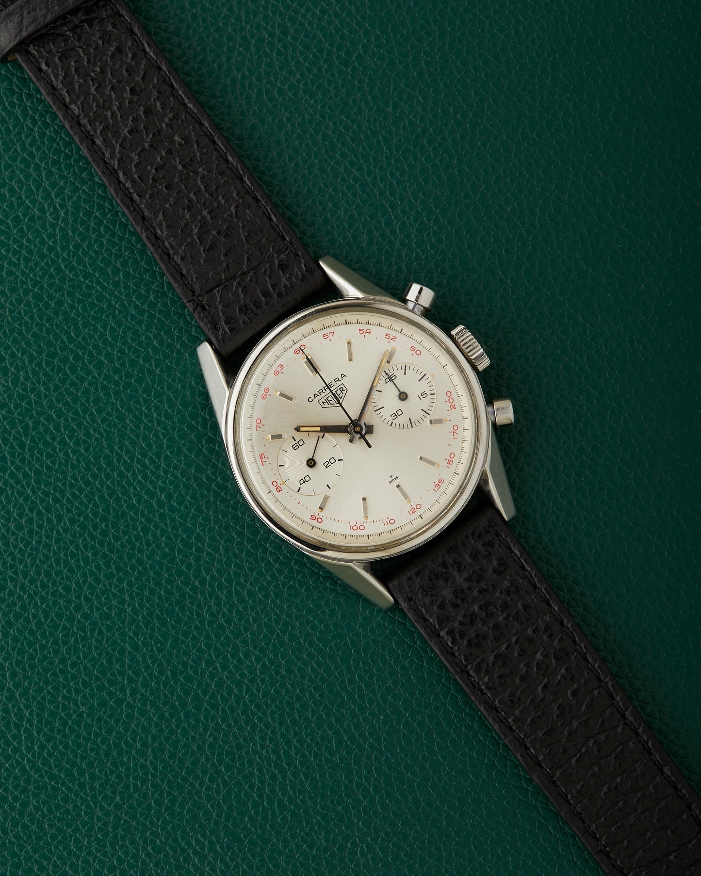 Heuer Carrera 3647T Valjoux 92 Vintage Chronograph