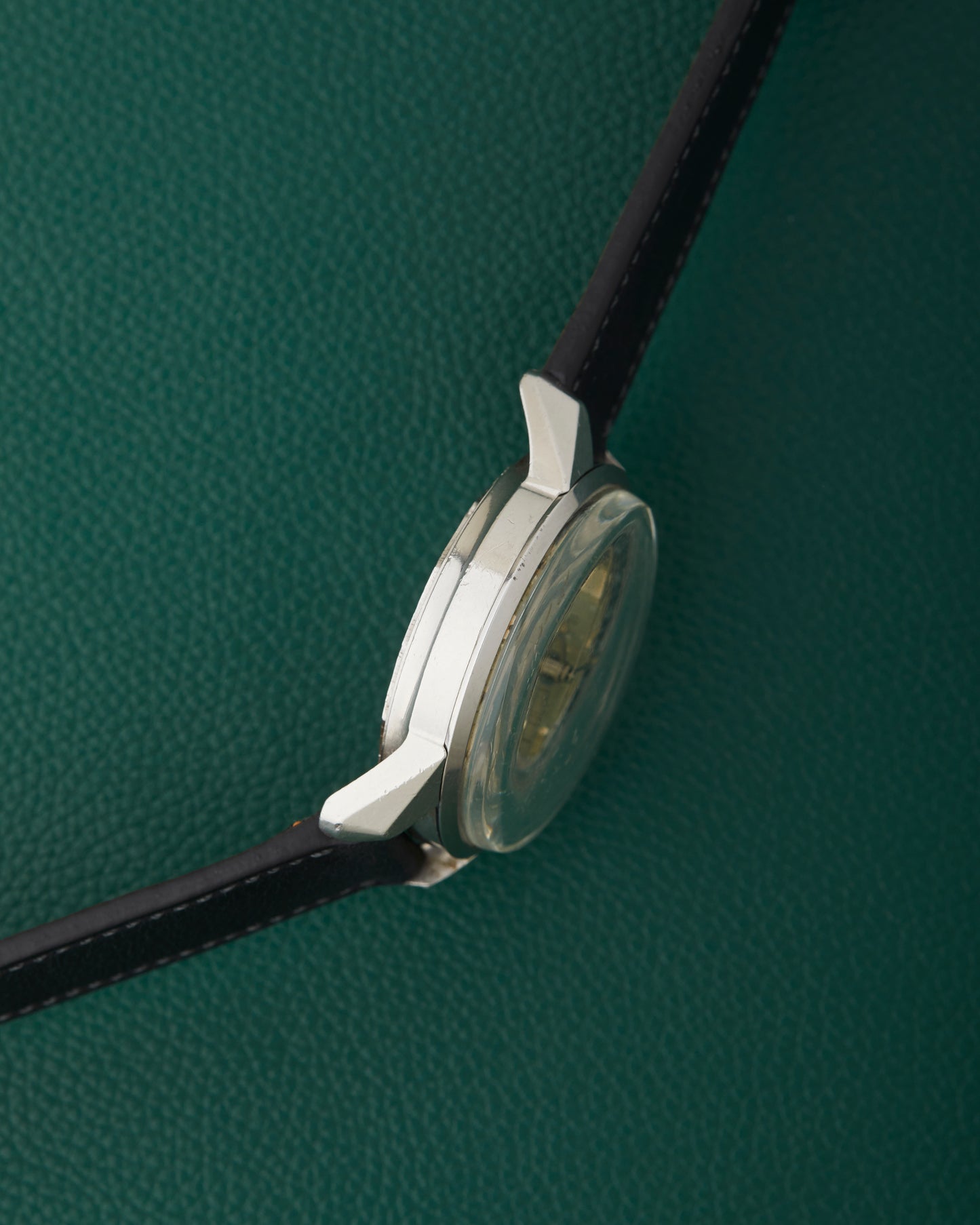 Enicar Sherpa Jet 33 Ref. 126/002 Silver Patina Dial Dual Crowns